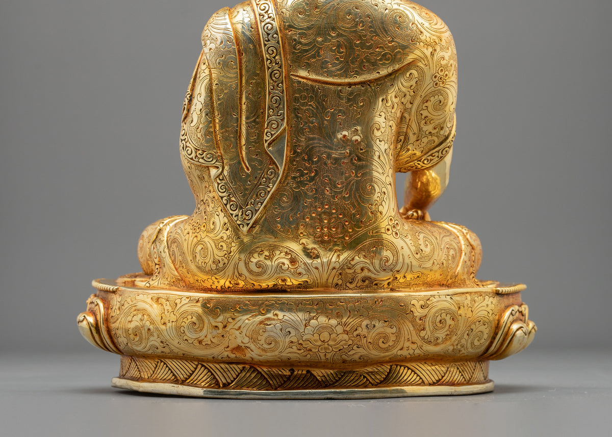 Shakyamuni Buddha Serene Meditation Handmade Sculpture