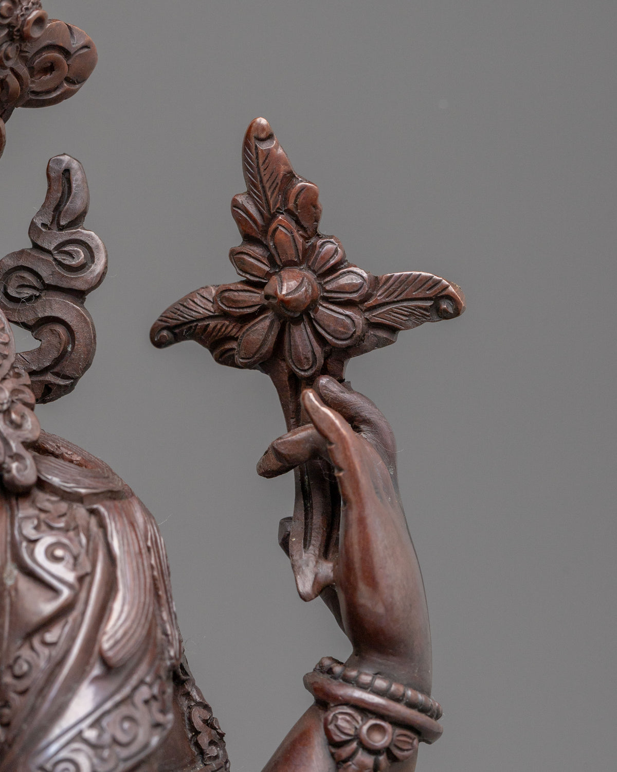 Chenrezig Oxidized Figurine for Altar | Bodhisattva of Boundless Compassion