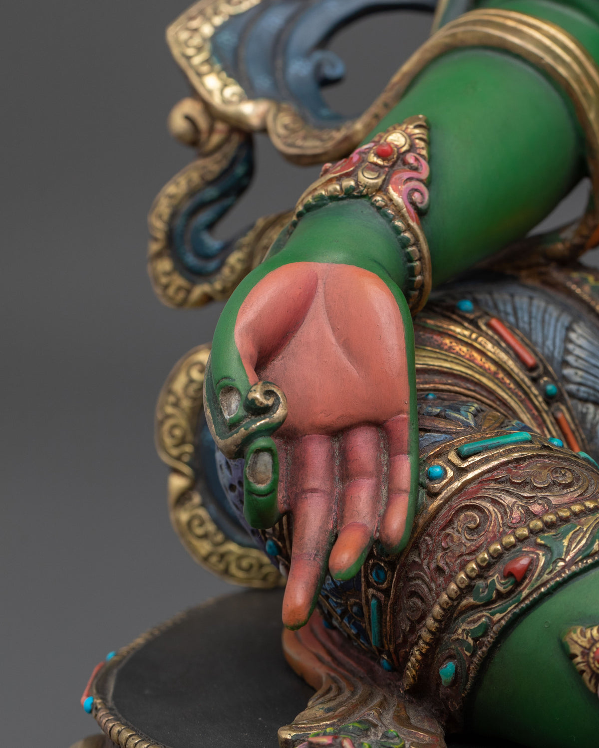 Green Tara Statue | Essence of Swift Compassion