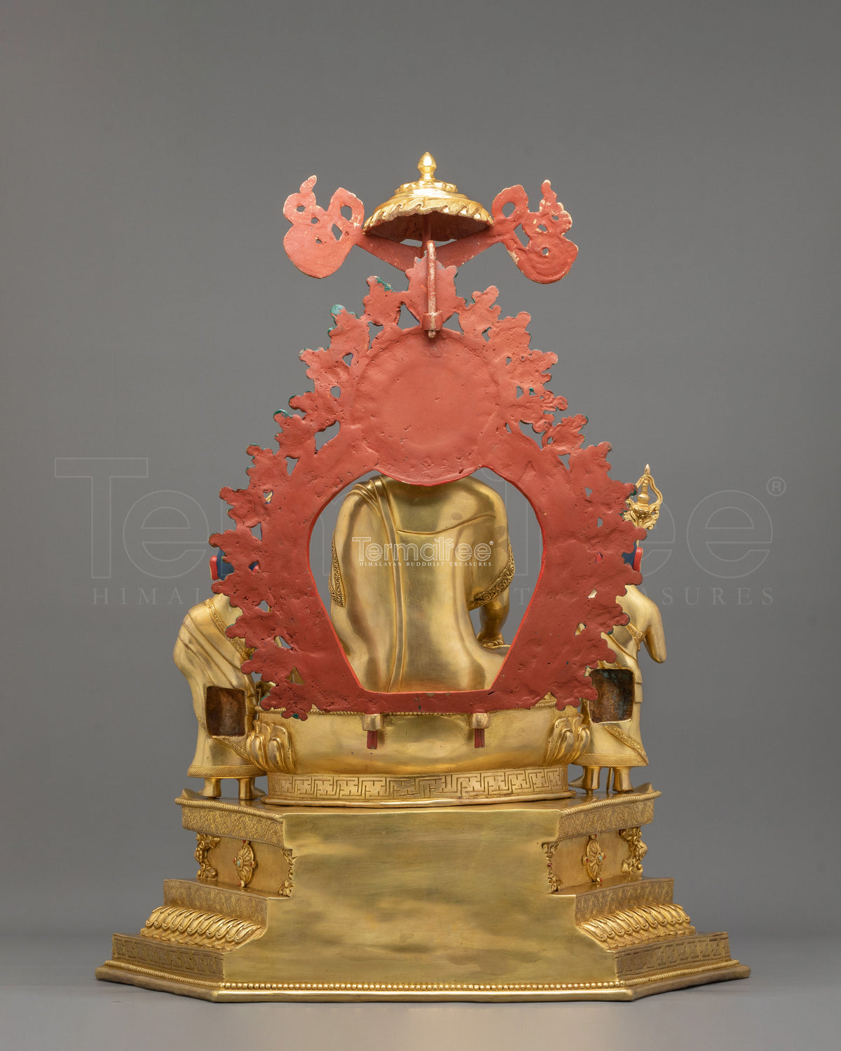 Majestic Shakyamuni Buddha with Disciples Altar Statue