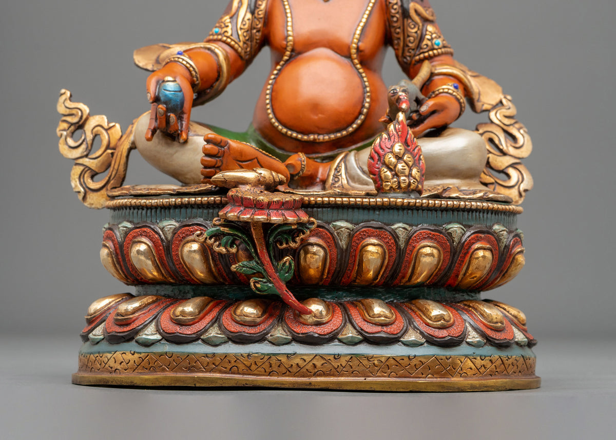 Dzambhala Himalayan Sculpture | Buddhist Deity of Wealth and Generosity