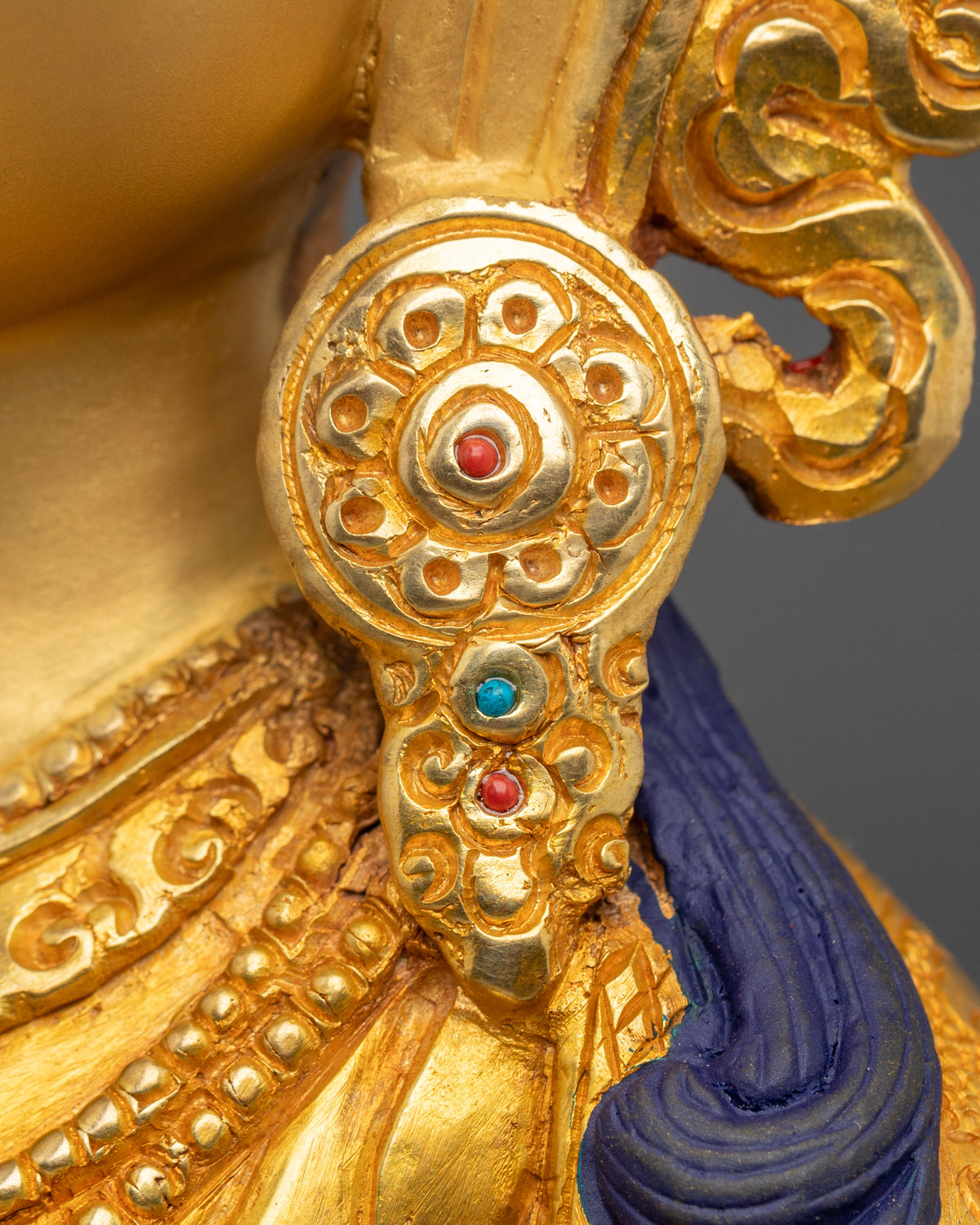 Hand Carved Amitayus Sacred Sculpture