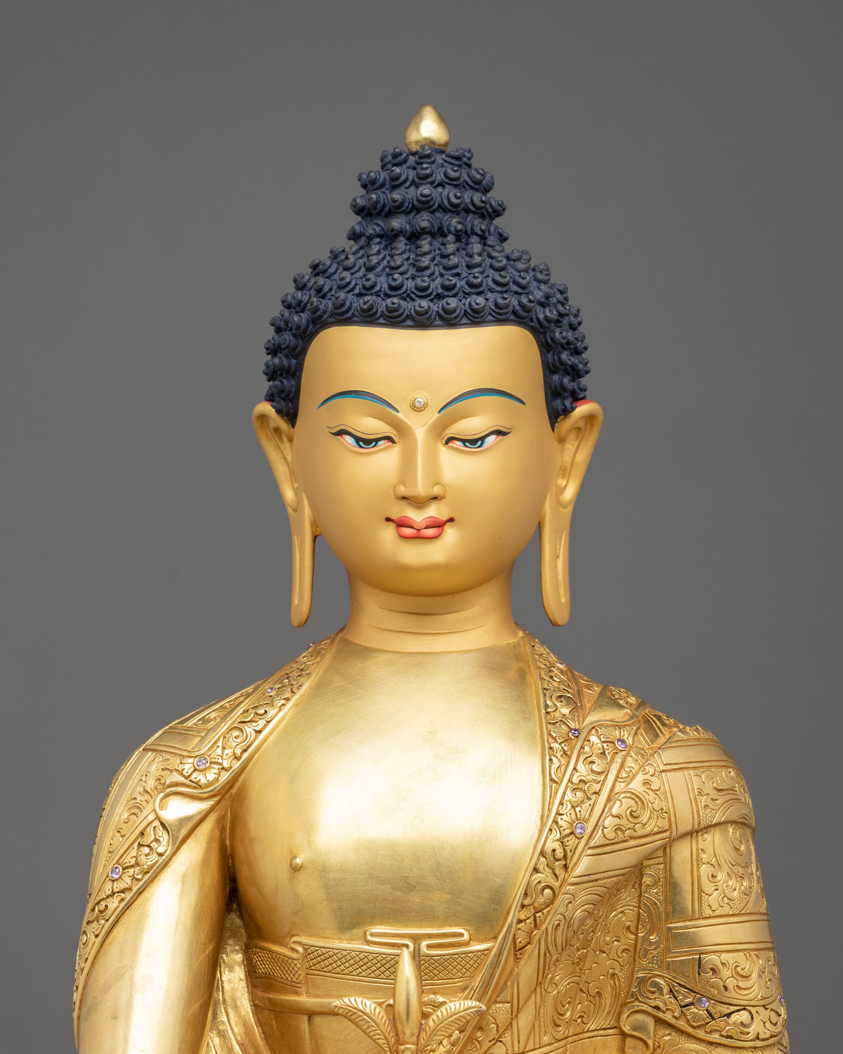 Medicine Buddha Statue for Meditation: Altar Decoration