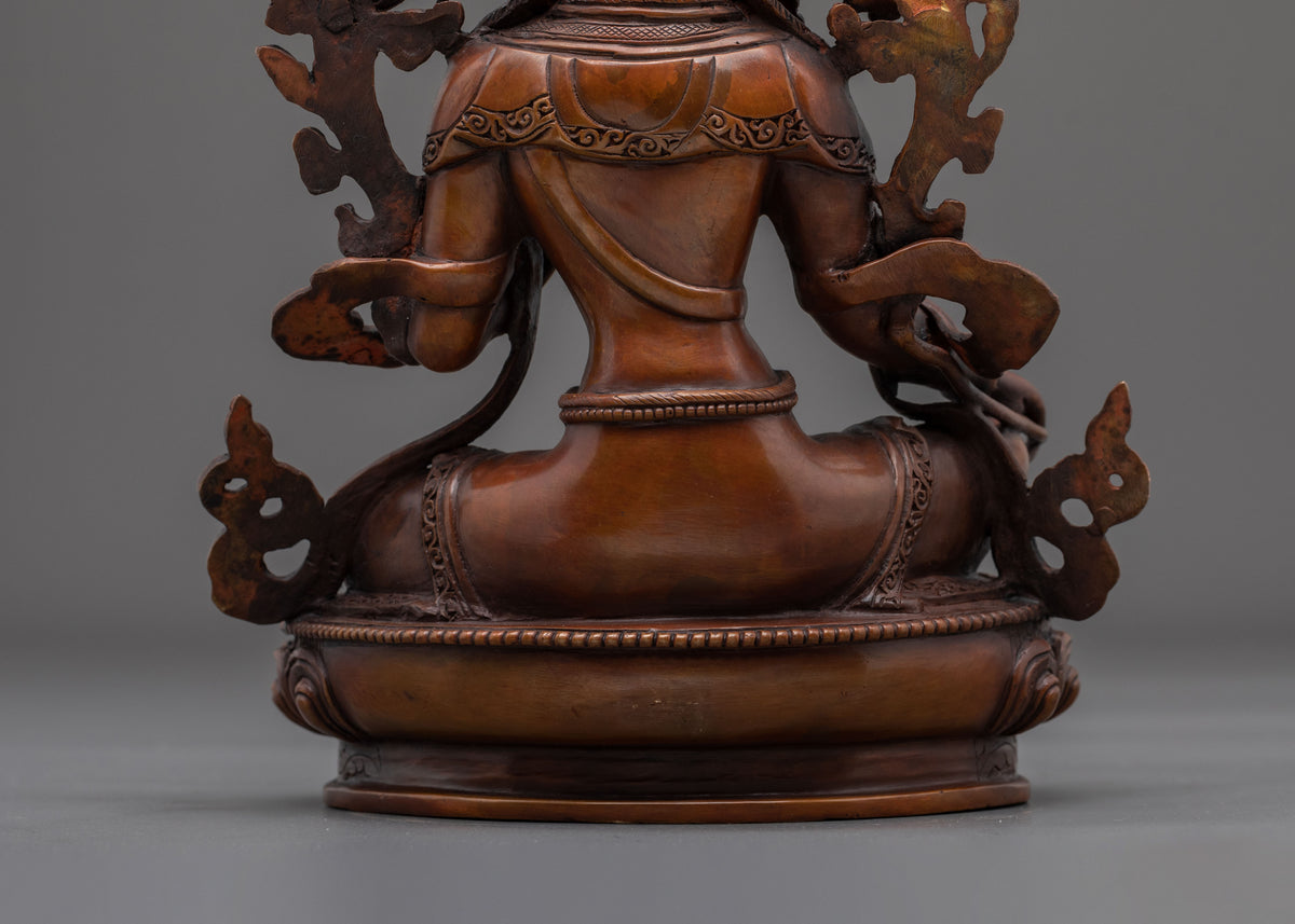 Handmade Green Tara Statue | Mother of Liberation