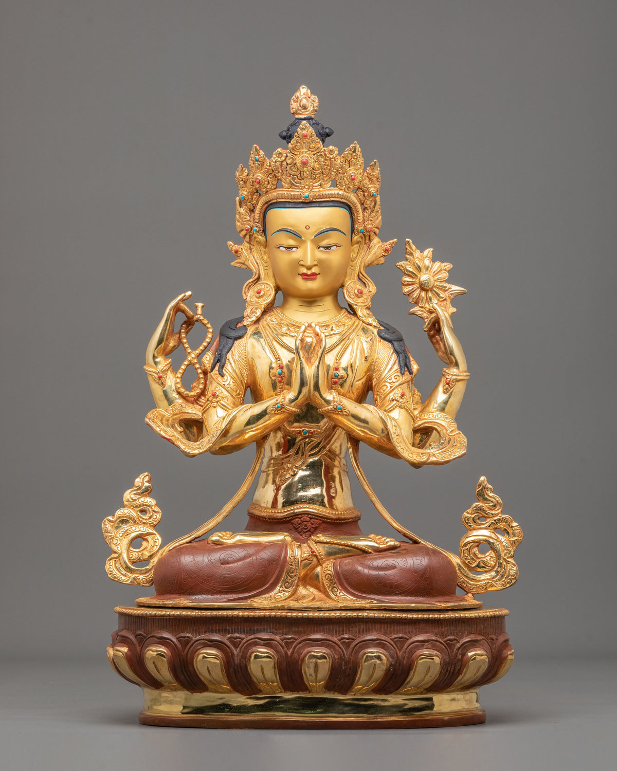 Buddha Dharma Sangha Statue Set | The Three Jewels