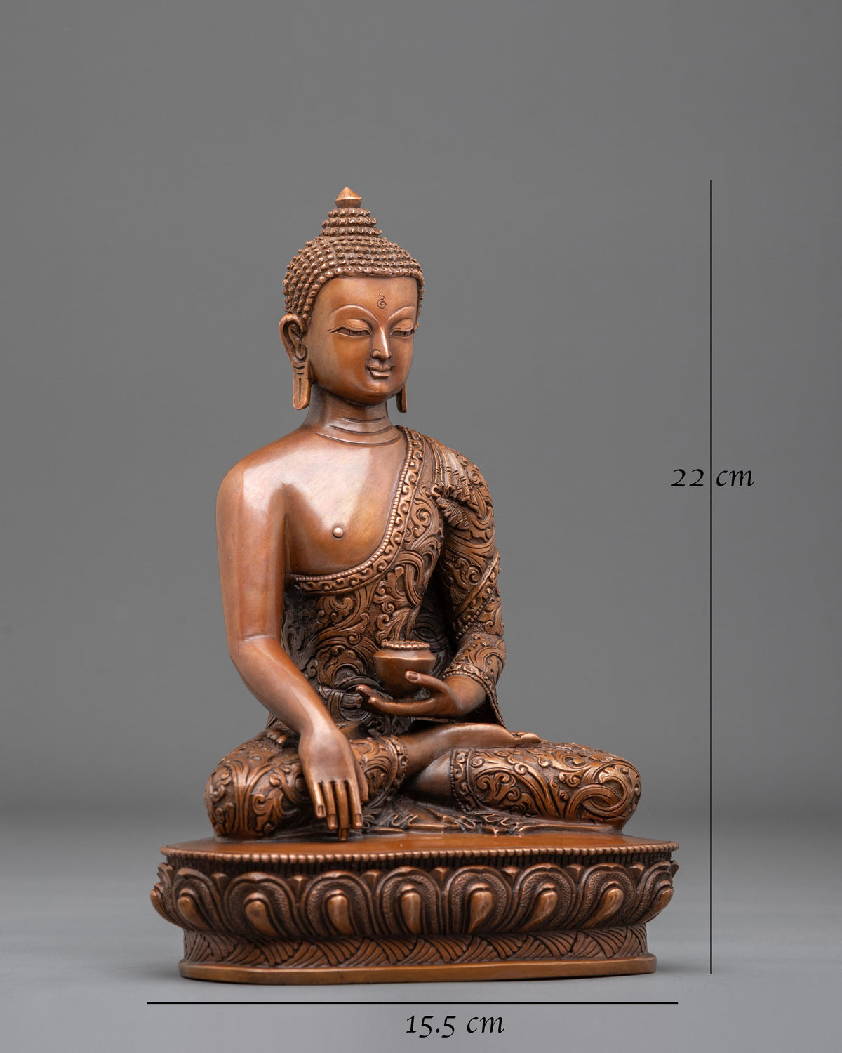 Shakyamuni Buddha Statue | Traditional Nepalese Artwork
