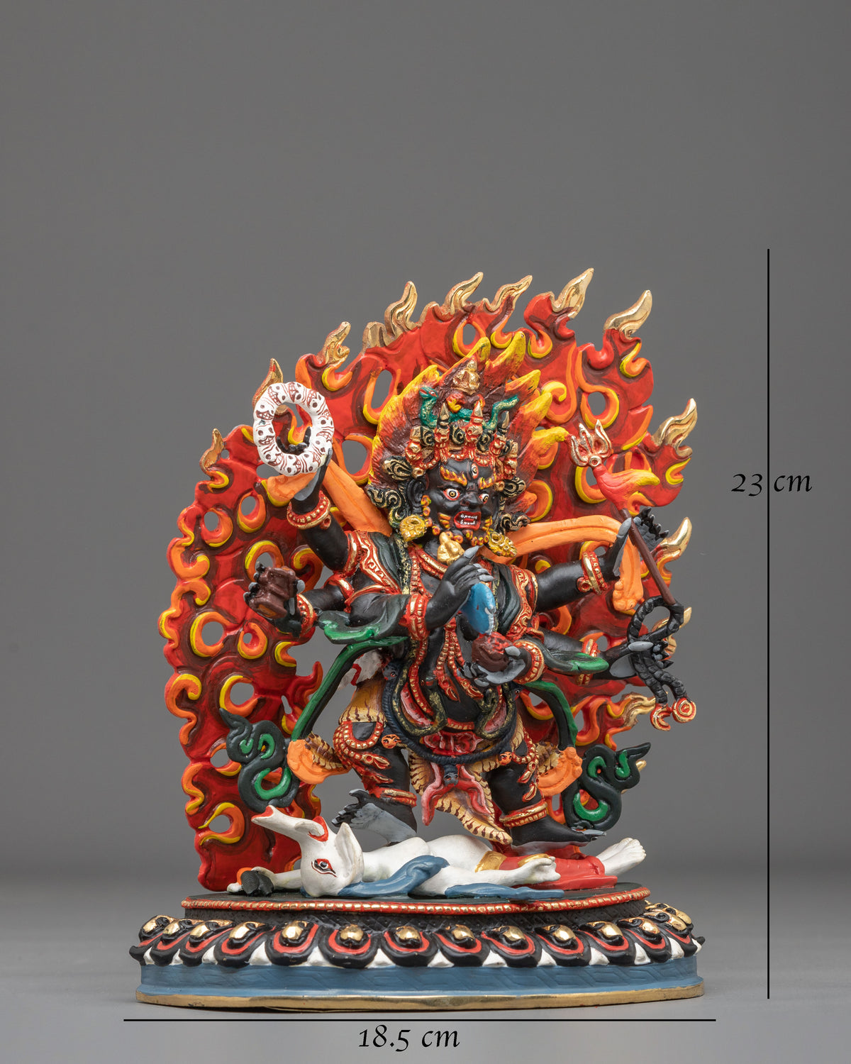 Six-Armed Mahakala Sculpture | Buddhist Protector