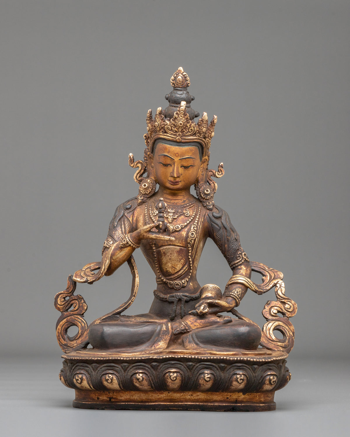 Vajrasattva Copper Sculpture | Vajrayana Deity of Purification