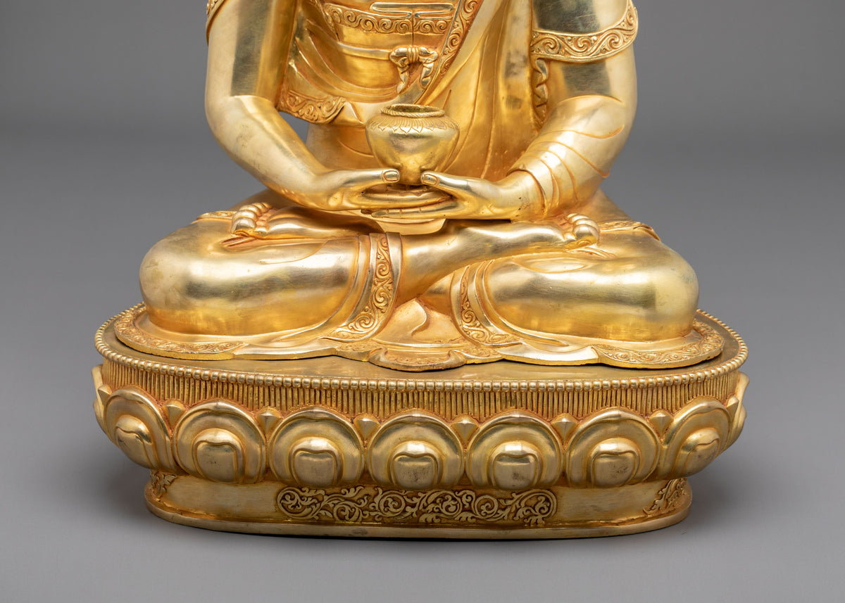 Hand Carved Amitabha Buddha Spiritual Statue