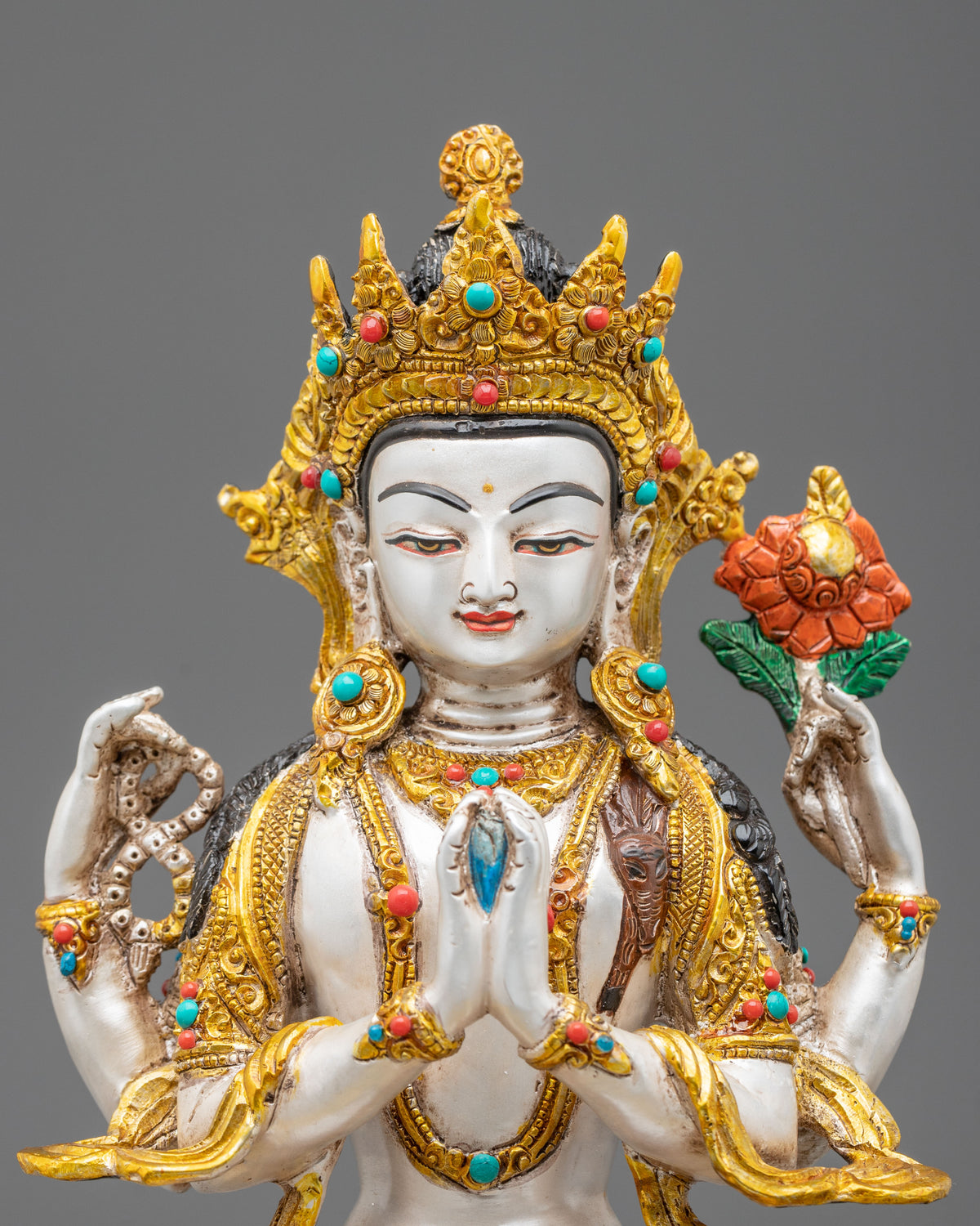Four Armed Chenrezig Statue | Bodhisattva of Compassion