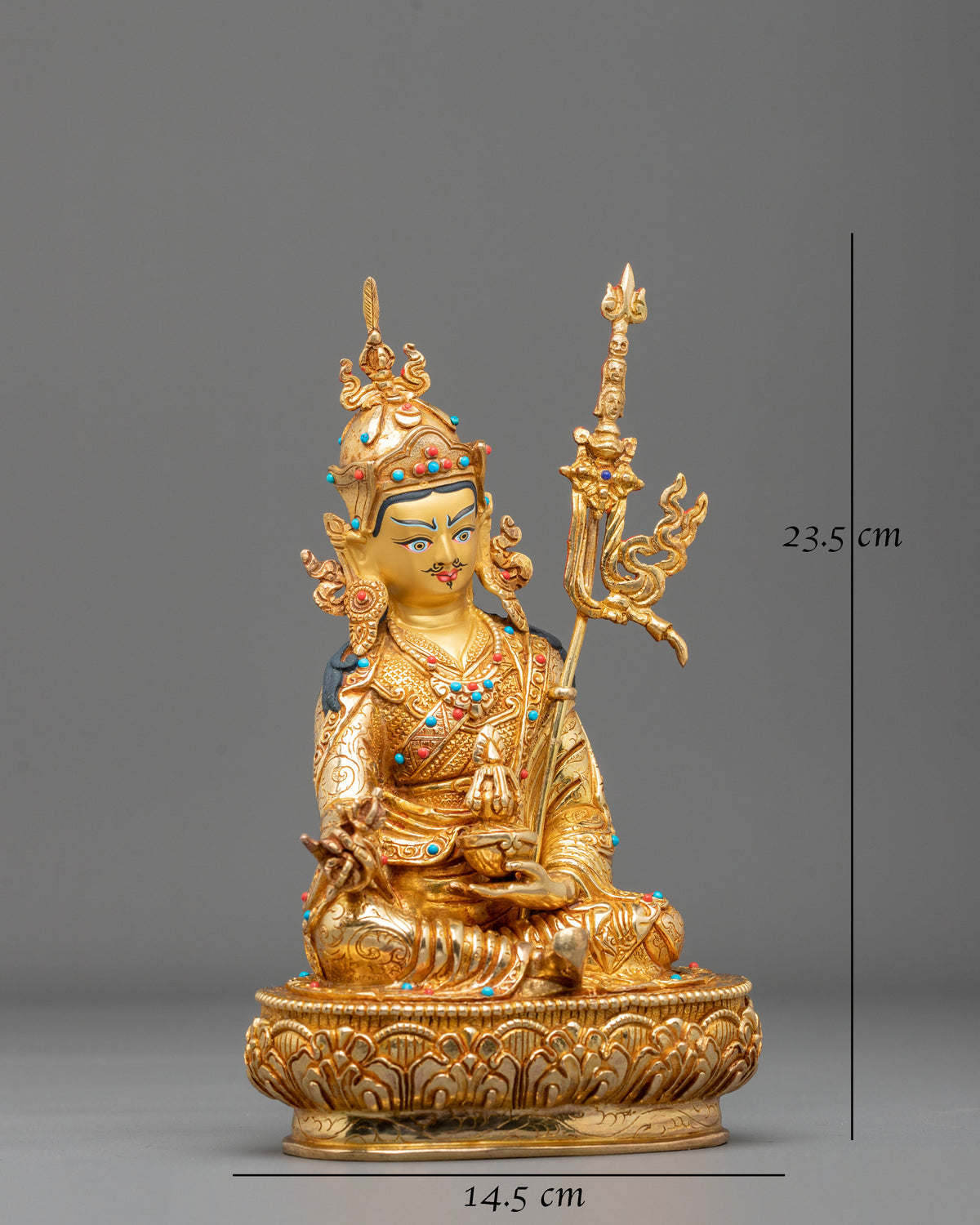 Handmade Guru Rinpoche Himalayan Sculpture