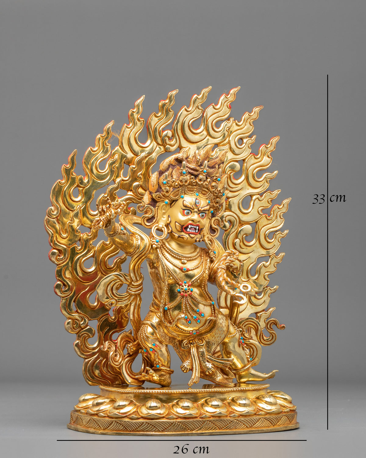 Vajrapani Thunderbolt Guardian Statue | Protector of the Dharma