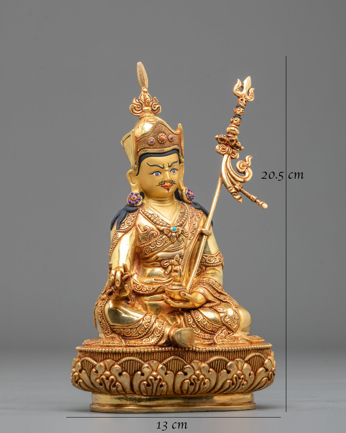 Guru Rinpoche Lotus Born Vajra Master Statue
