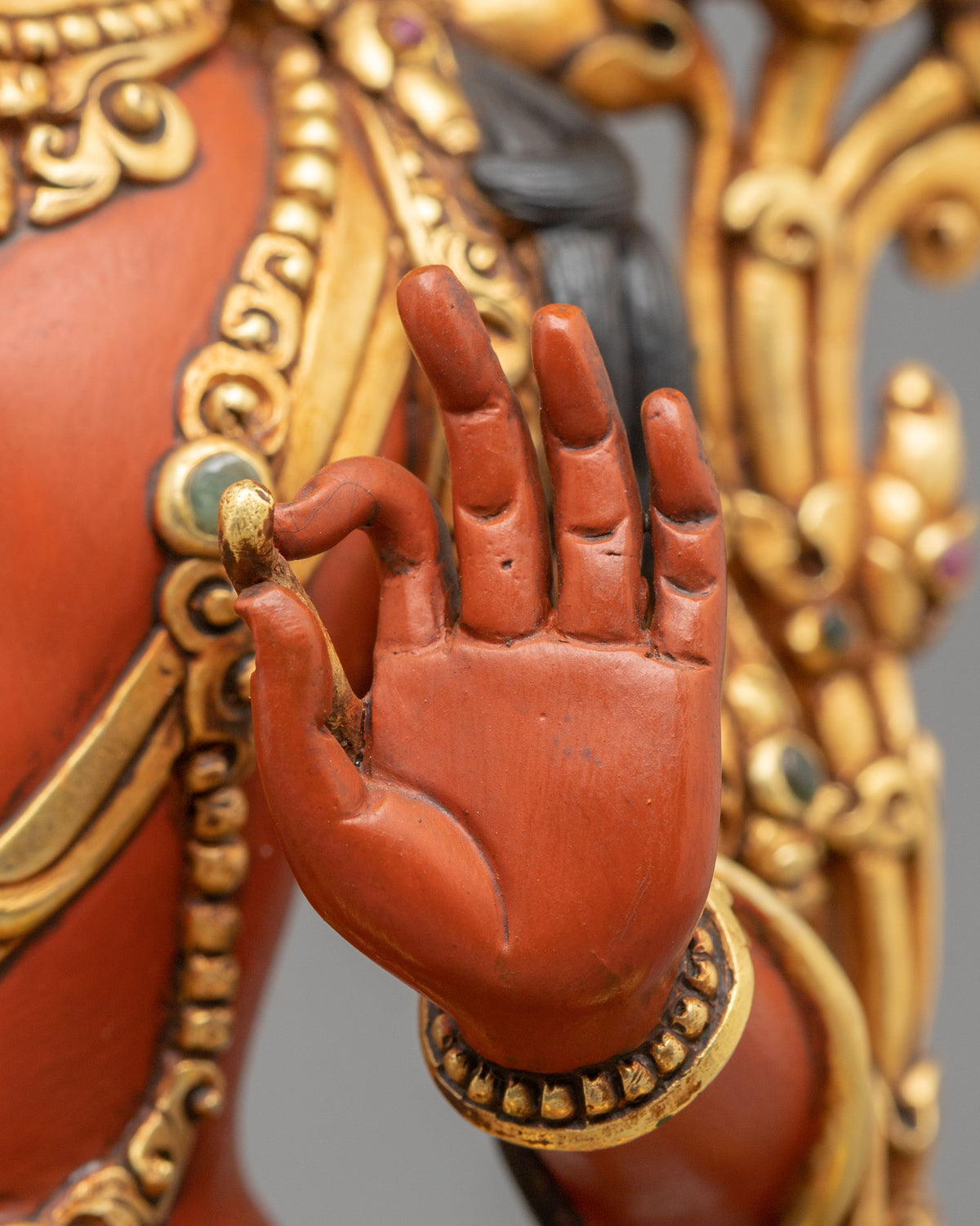 Manjushri Buddhist Sculpture | Handcrafted Wisdom Buddha Statue