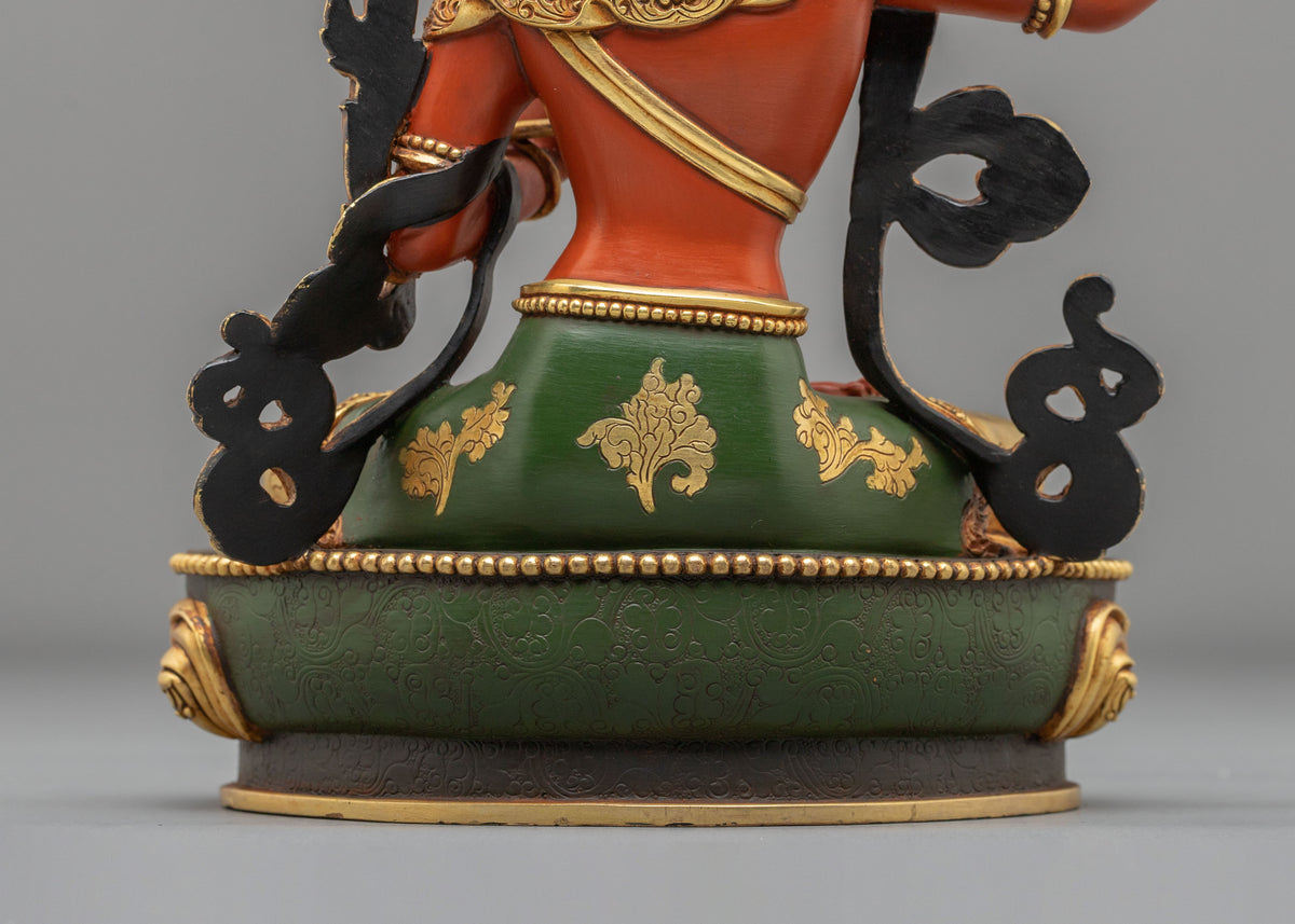 Manjushri Buddhist Sculpture | Handcrafted Wisdom Buddha Statue