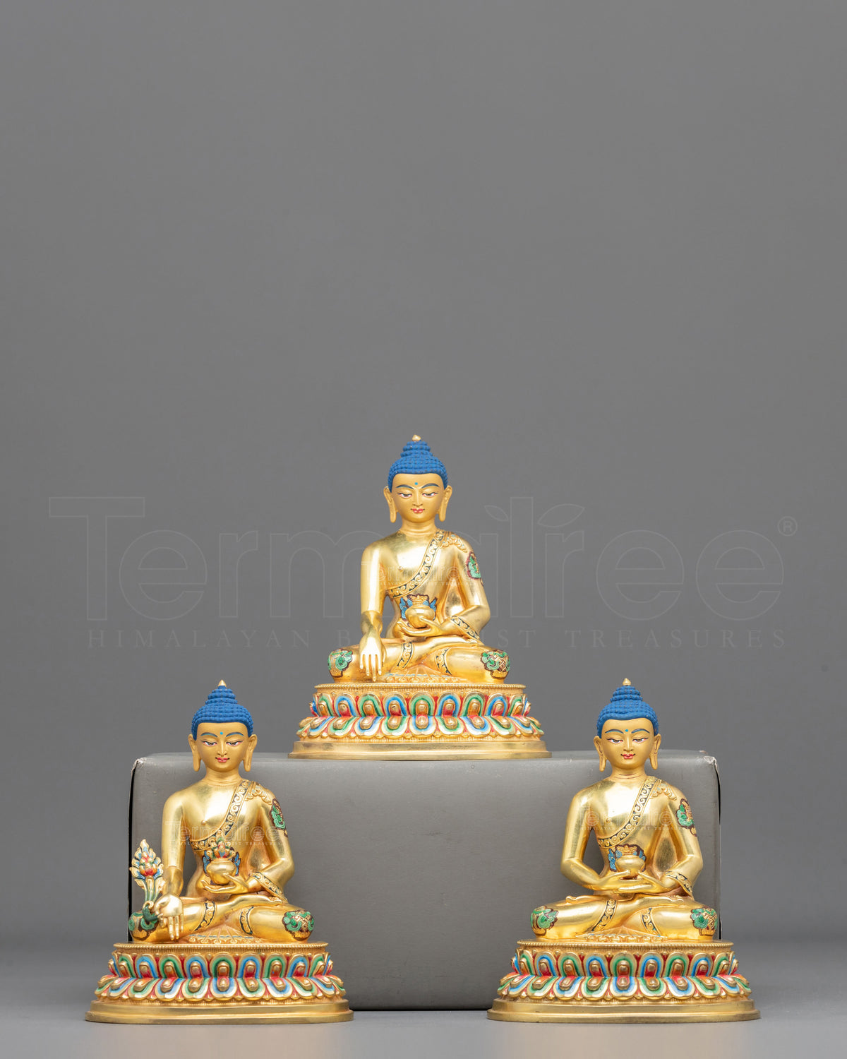 Three Buddha Statue Collection