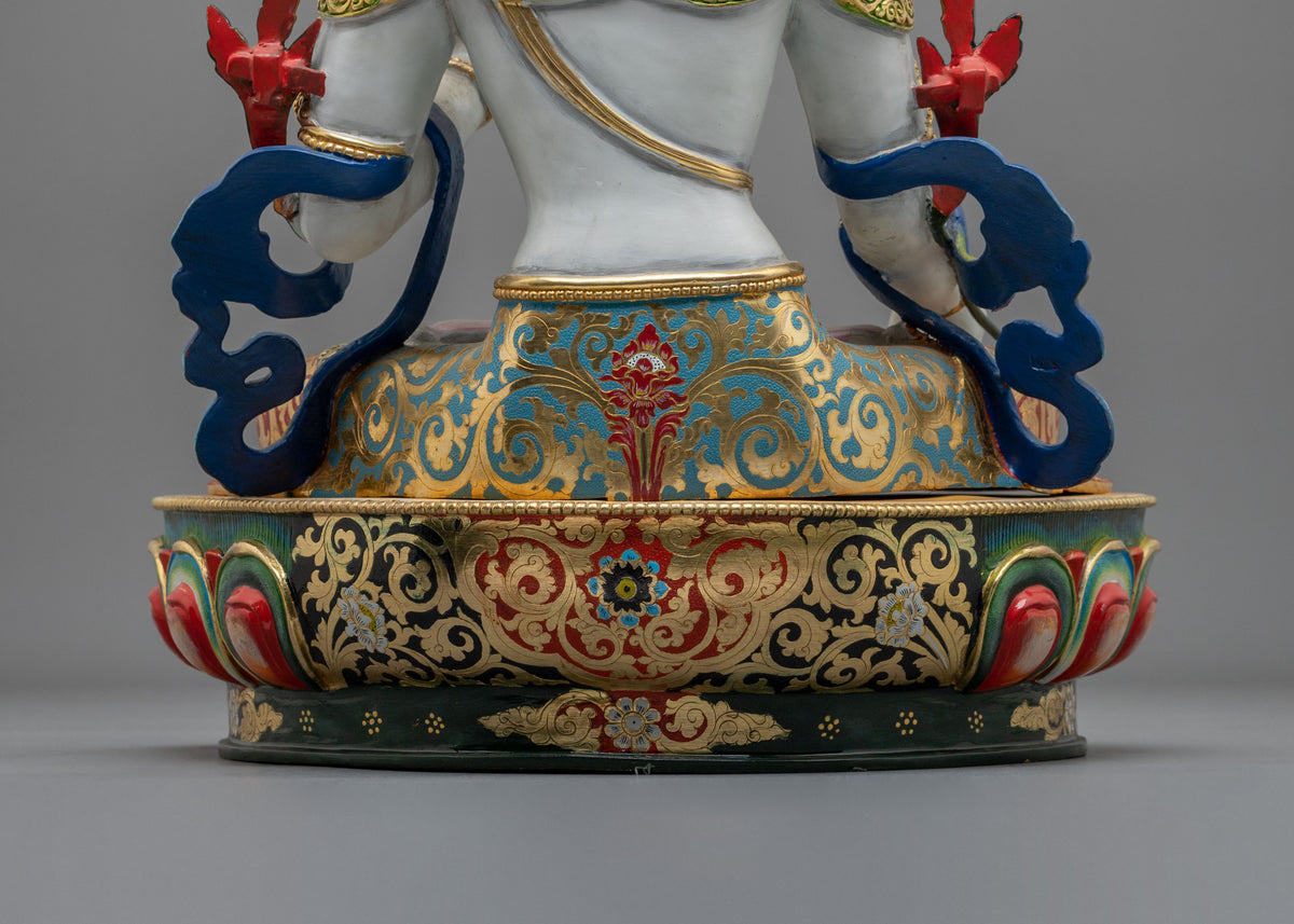 White Tara Sculpture | Compassion and Longevity