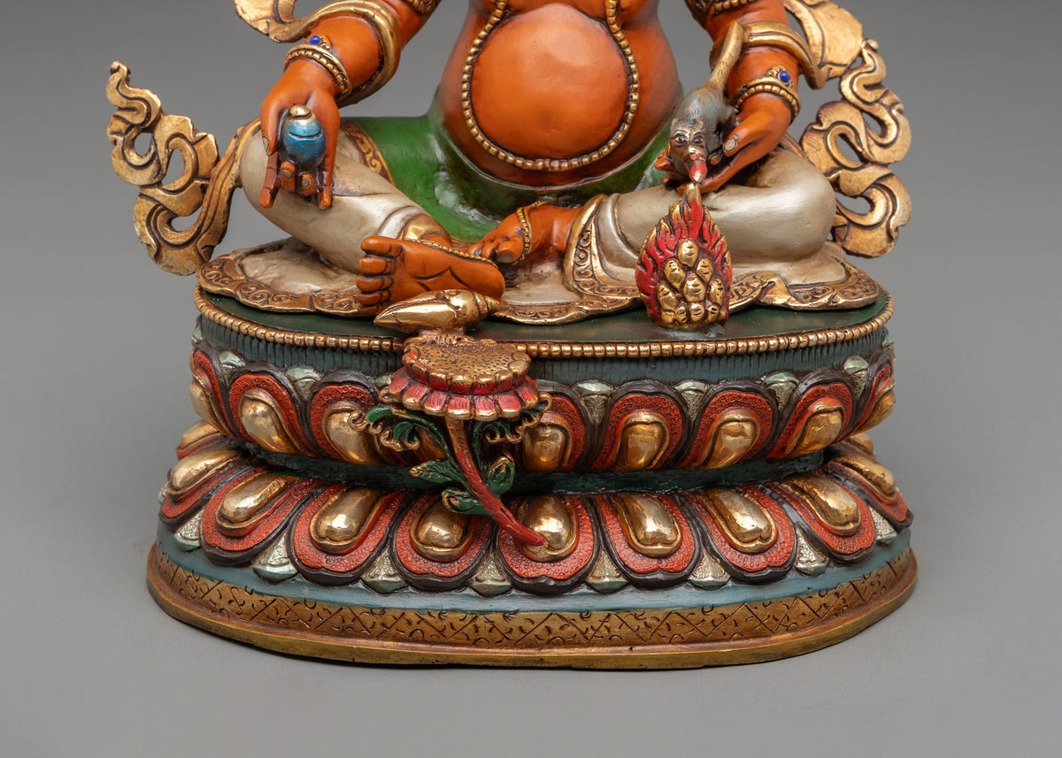 Dzambhala Himalayan Sculpture | Buddhist Deity of Wealth and Generosity