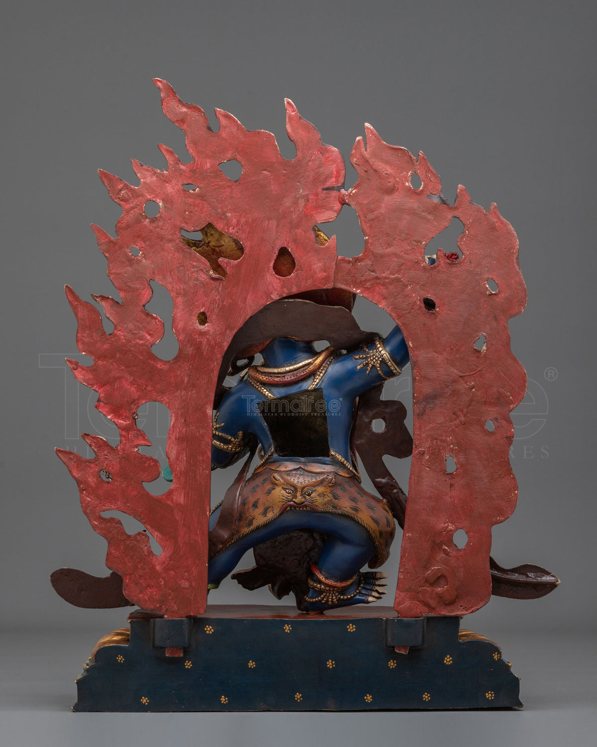 Vajrapani Buddhist Shrine Sculpture | Handmade Himalayan Sacred Art