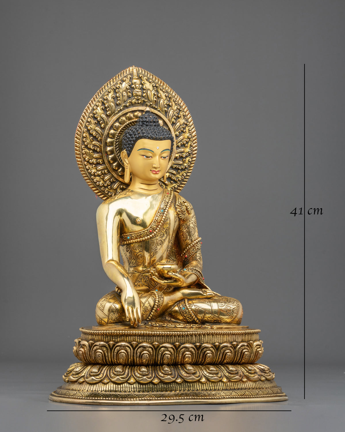 Three Buddhas Copper Statue Collection: Buddhist Art for Longevity and Meditation
