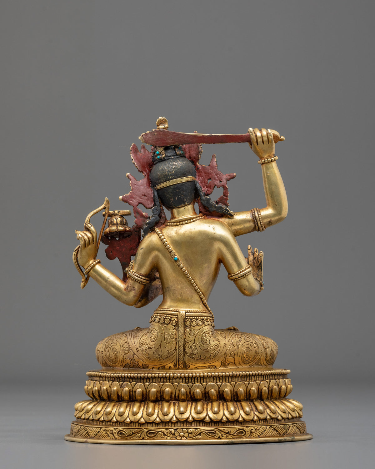Maha Manjushri Traditional Sculpture | Traditional Buddhist Art