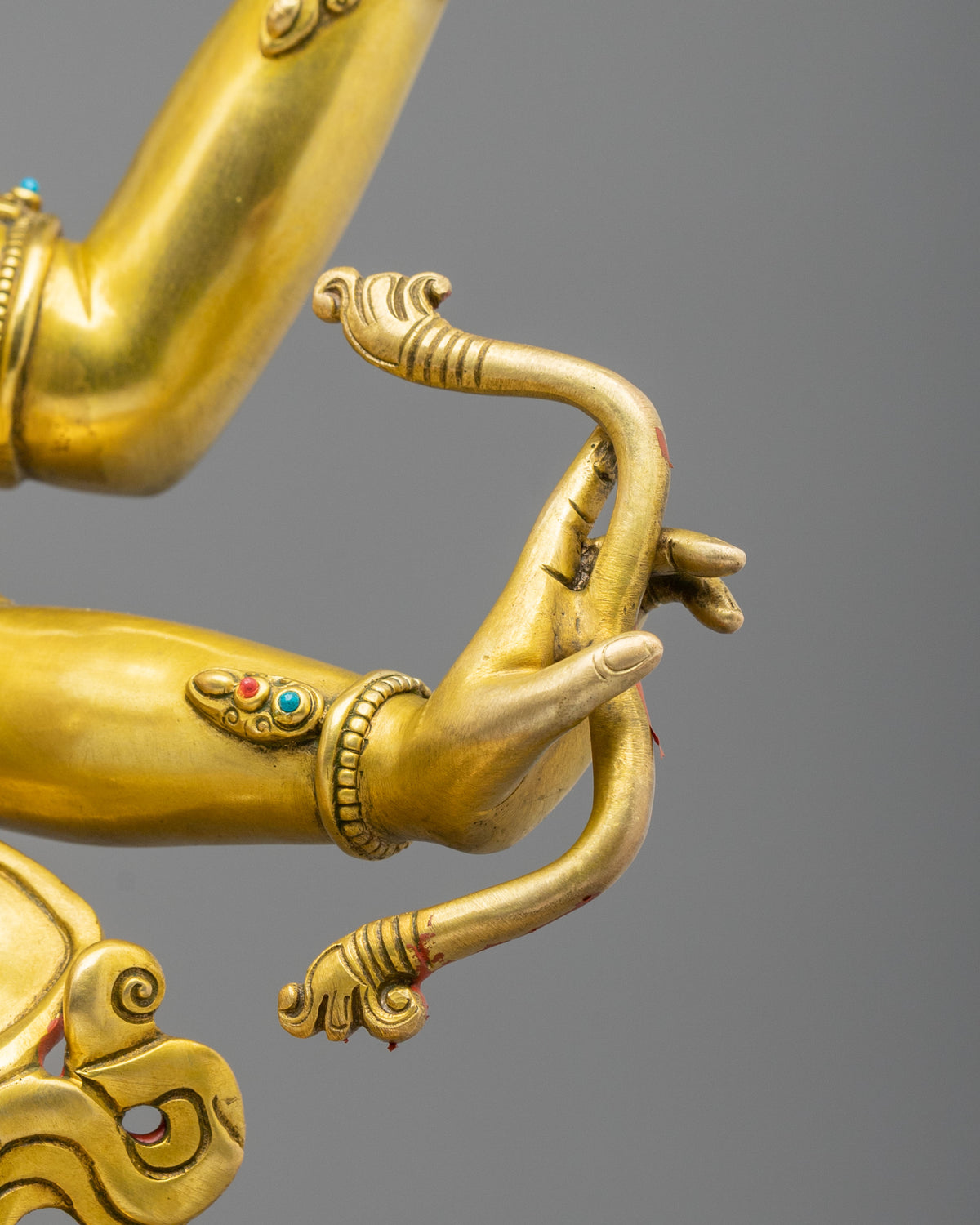 Namgyalma 24K Gold Coated Copper Sculpture | Home Decoration Statue