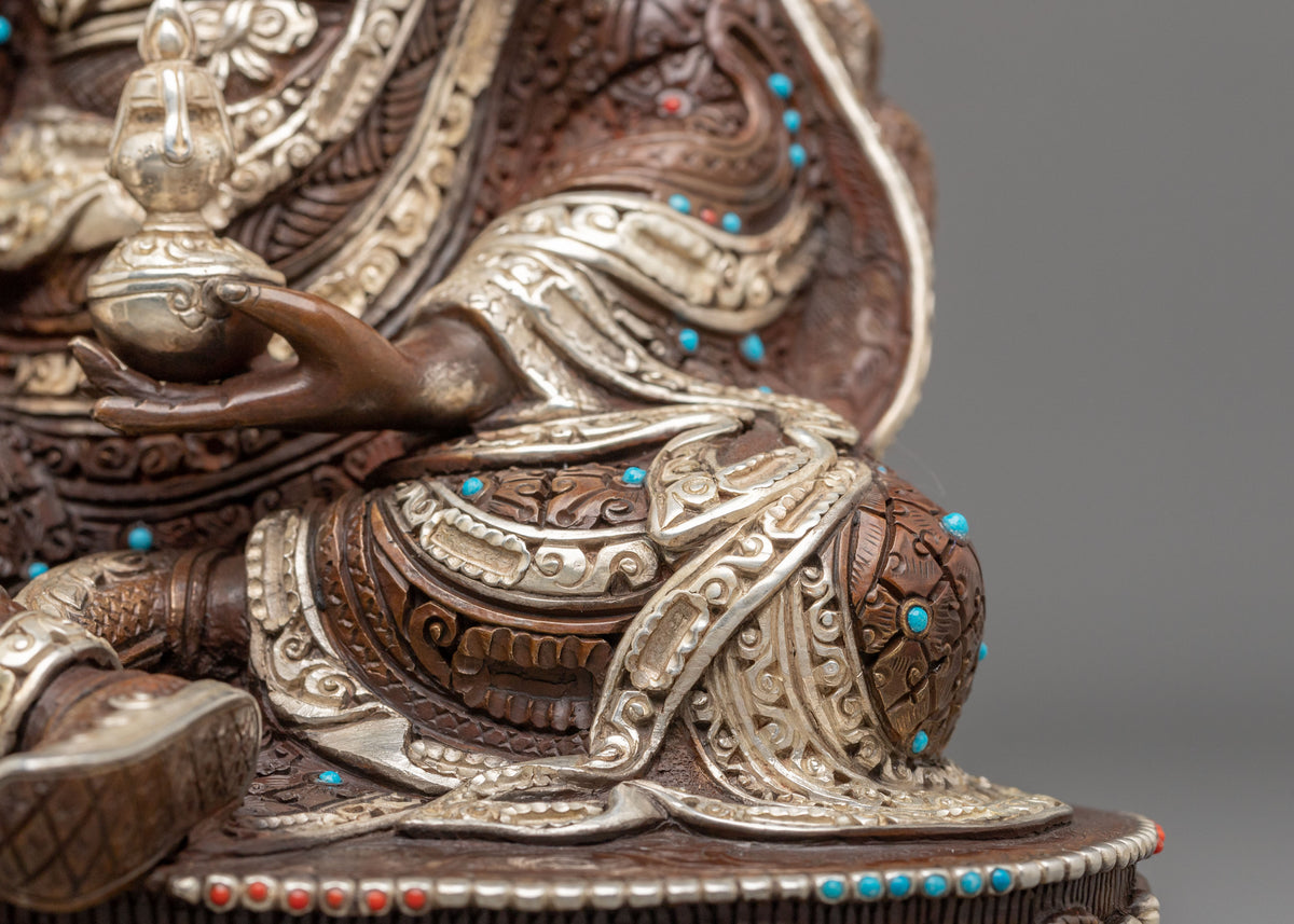 Guru Rinpoche Handmade Copper Sculpture