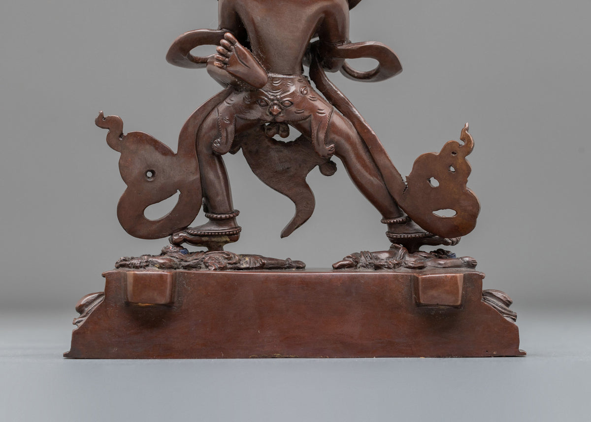 Chakrasamvara Statue | Oxidized Copper Sacred Figurine