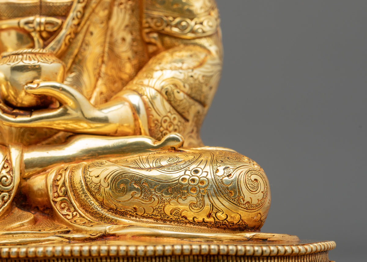 Shakyamuni Buddha Serene Meditation Handmade Sculpture