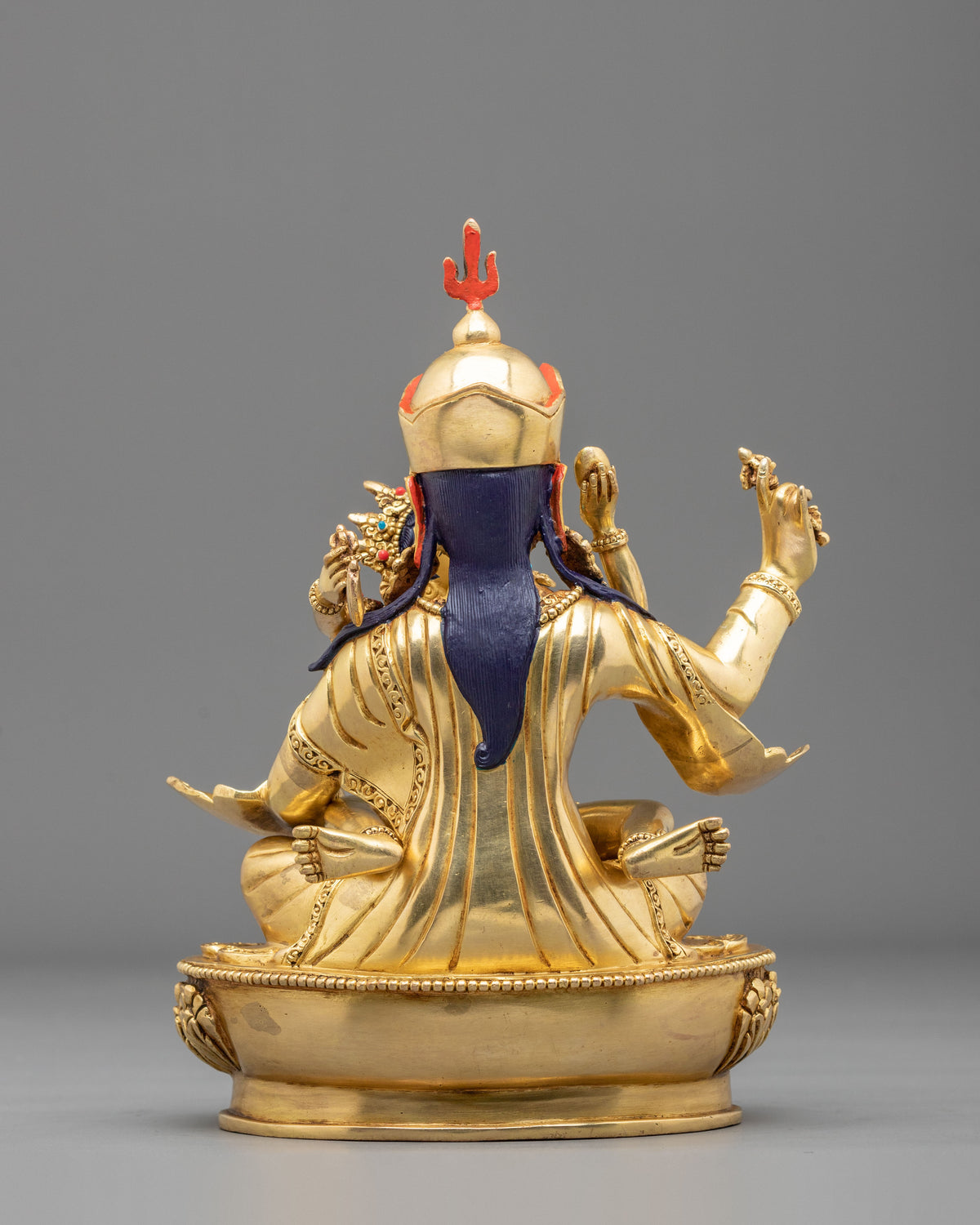 Guru Rinpoche With Consort | Sacred Vajrayana Sculpture