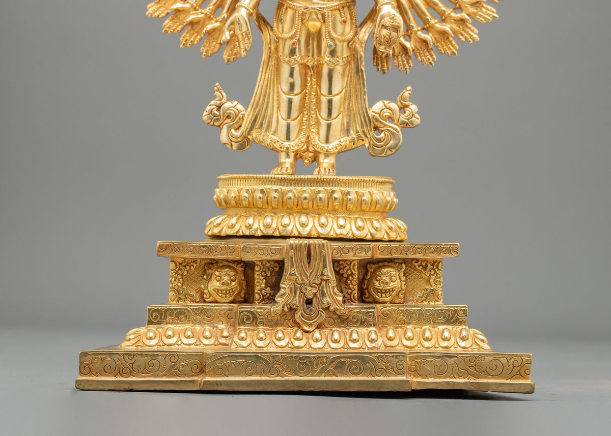 1000 Armed Avalokiteshvara Buddhist Statue | Bodhisattva of Boundless Compassion