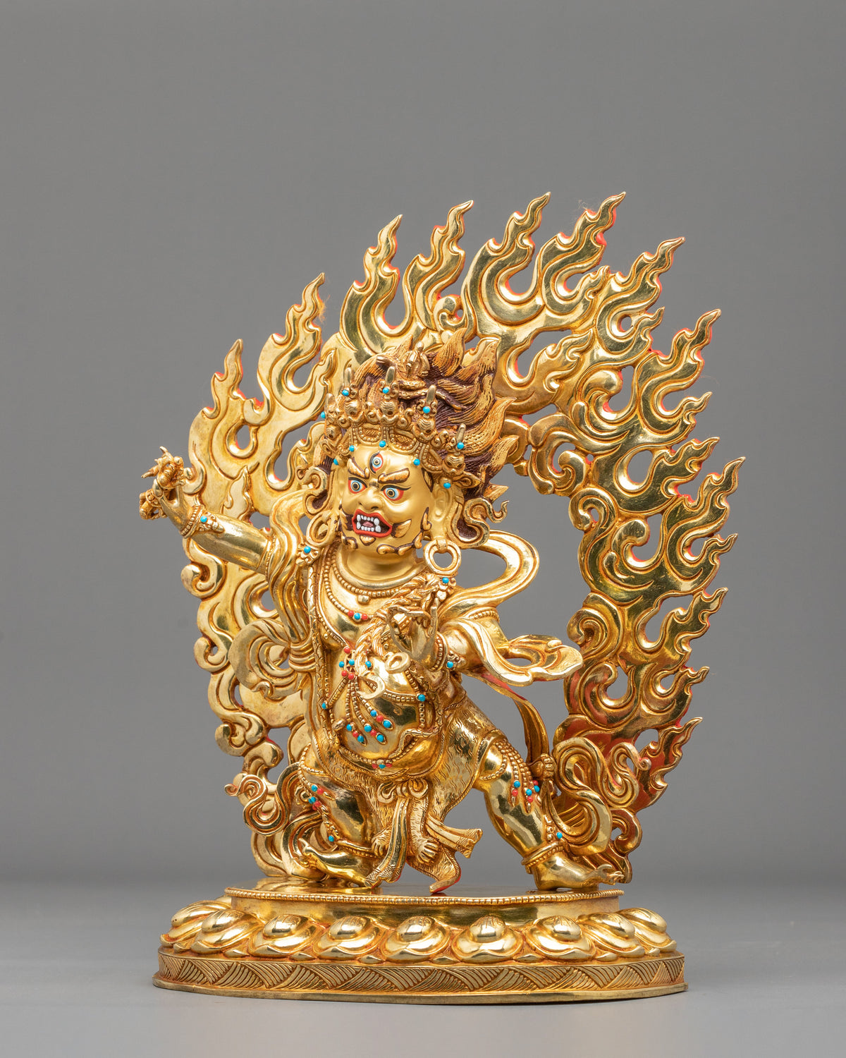 Vajrapani Thunderbolt Guardian Statue | Protector of the Dharma