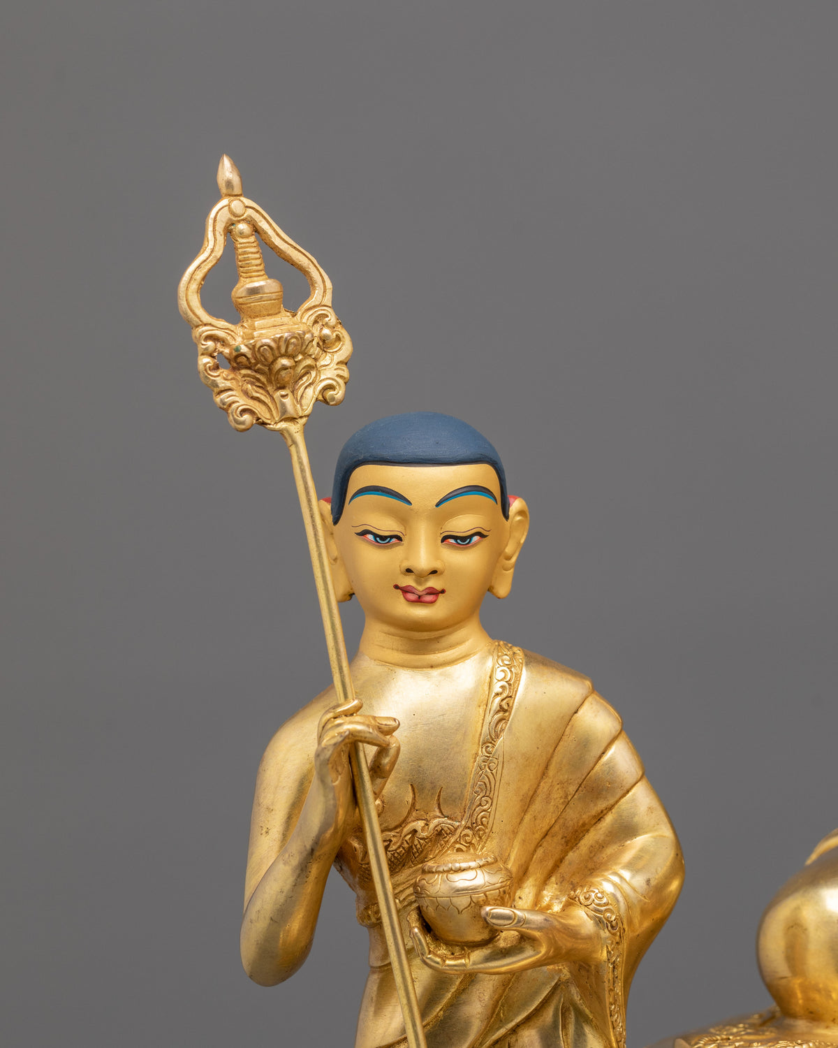 Majestic Shakyamuni Buddha with Disciples Altar Statue