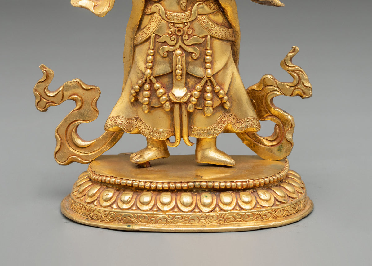 Wrathful Protector Mahakala Statue | Guardian Figurine