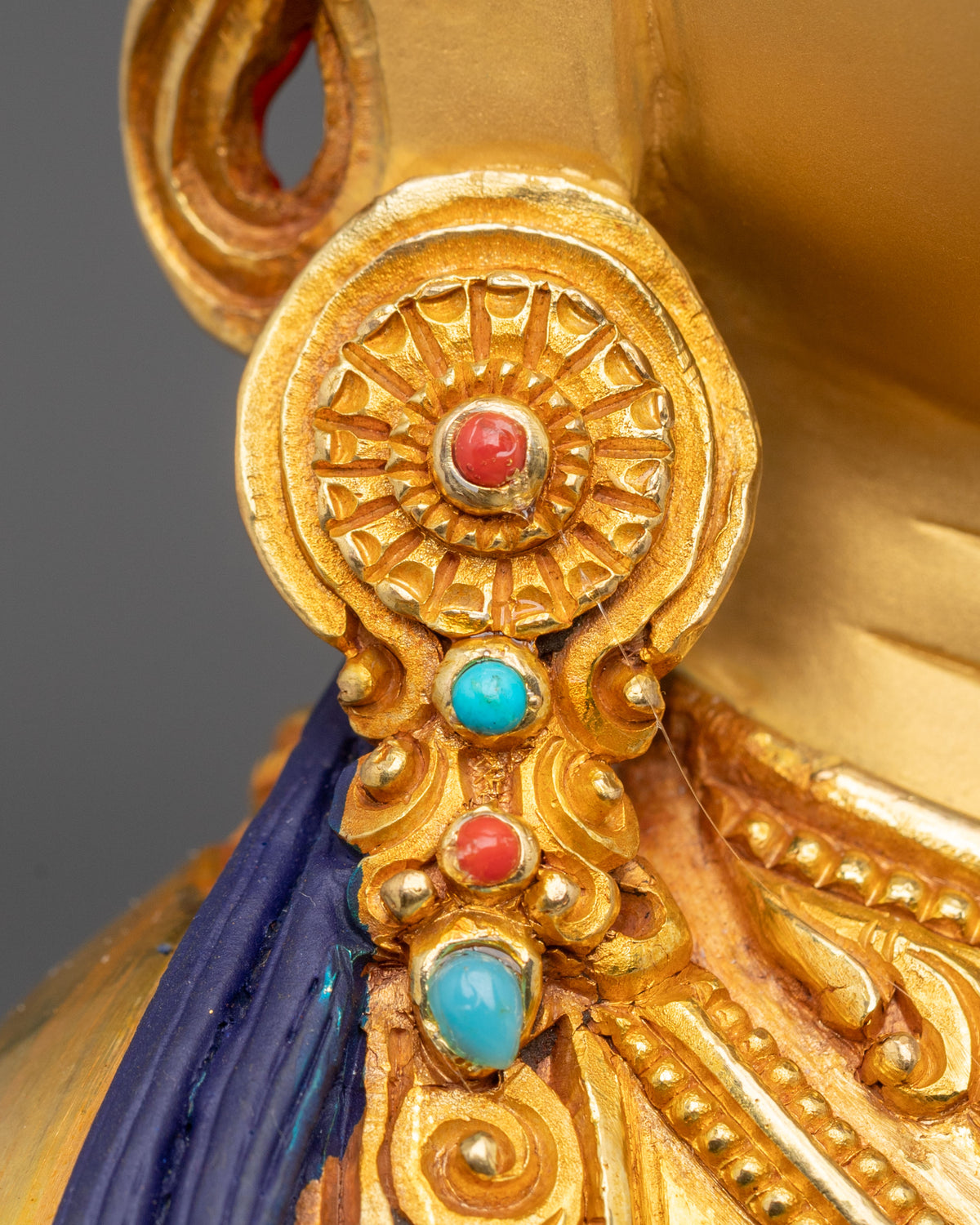 Long Life Buddha Amitayus Copper Statue | Altar Decor for Meditation