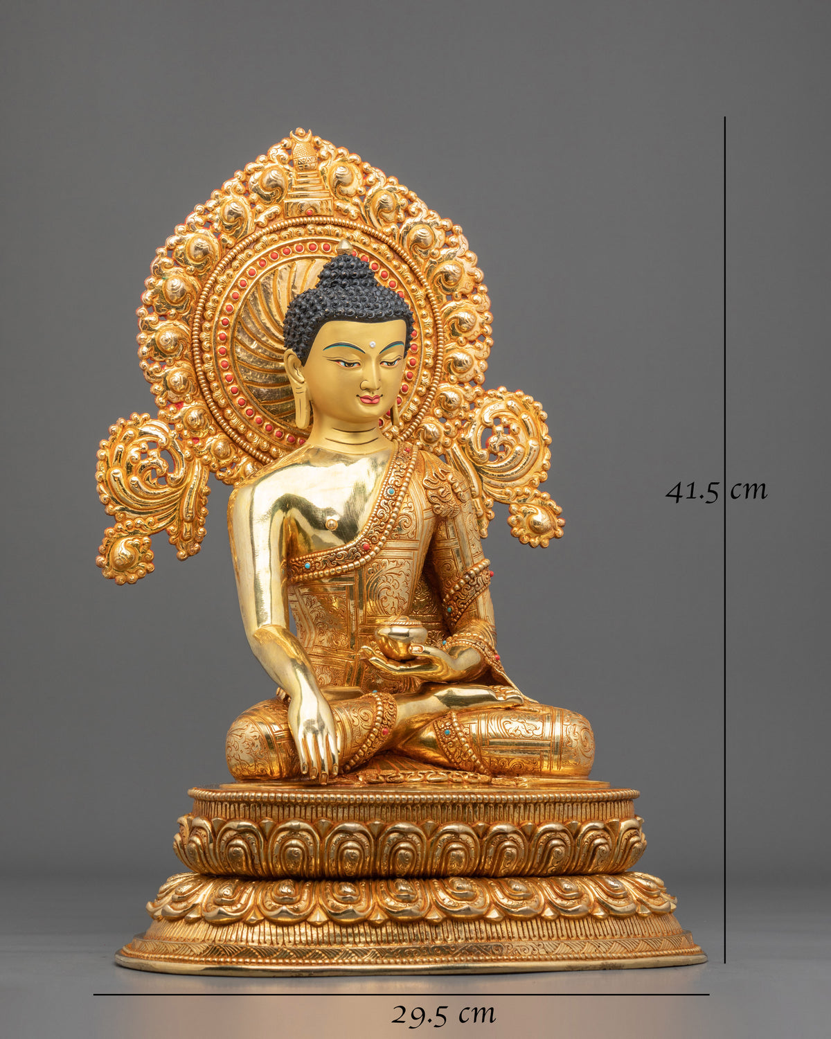 Handmade Shakyamuni Buddha Copper Statue