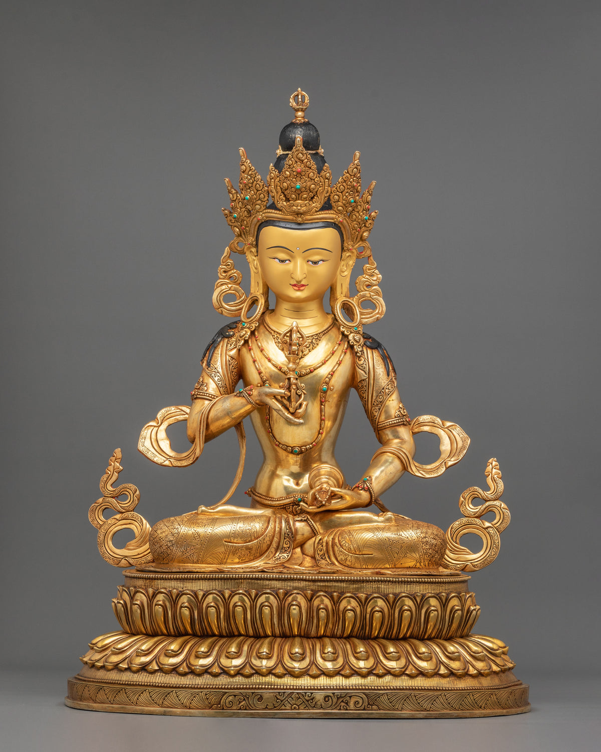 Hand Carved Vajrasattva Spiritual Purification Statue