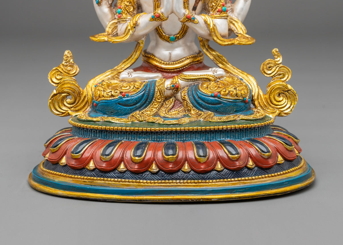 Four Armed Chenrezig Statue | Bodhisattva of Compassion