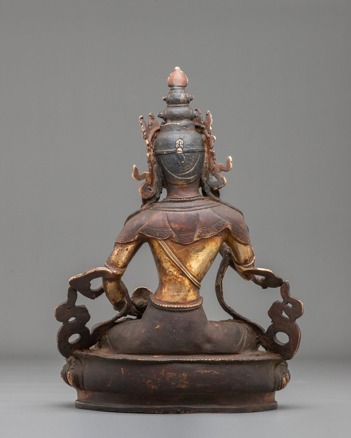 Vajrasattva Copper Sculpture | Vajrayana Deity of Purification
