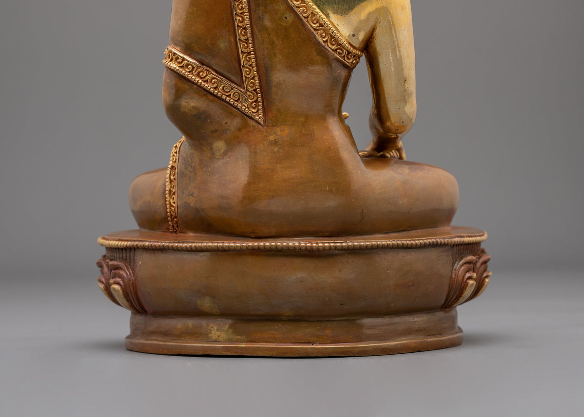 Shakyamuni Buddha Statue | Handcrafted Copper Sculpture