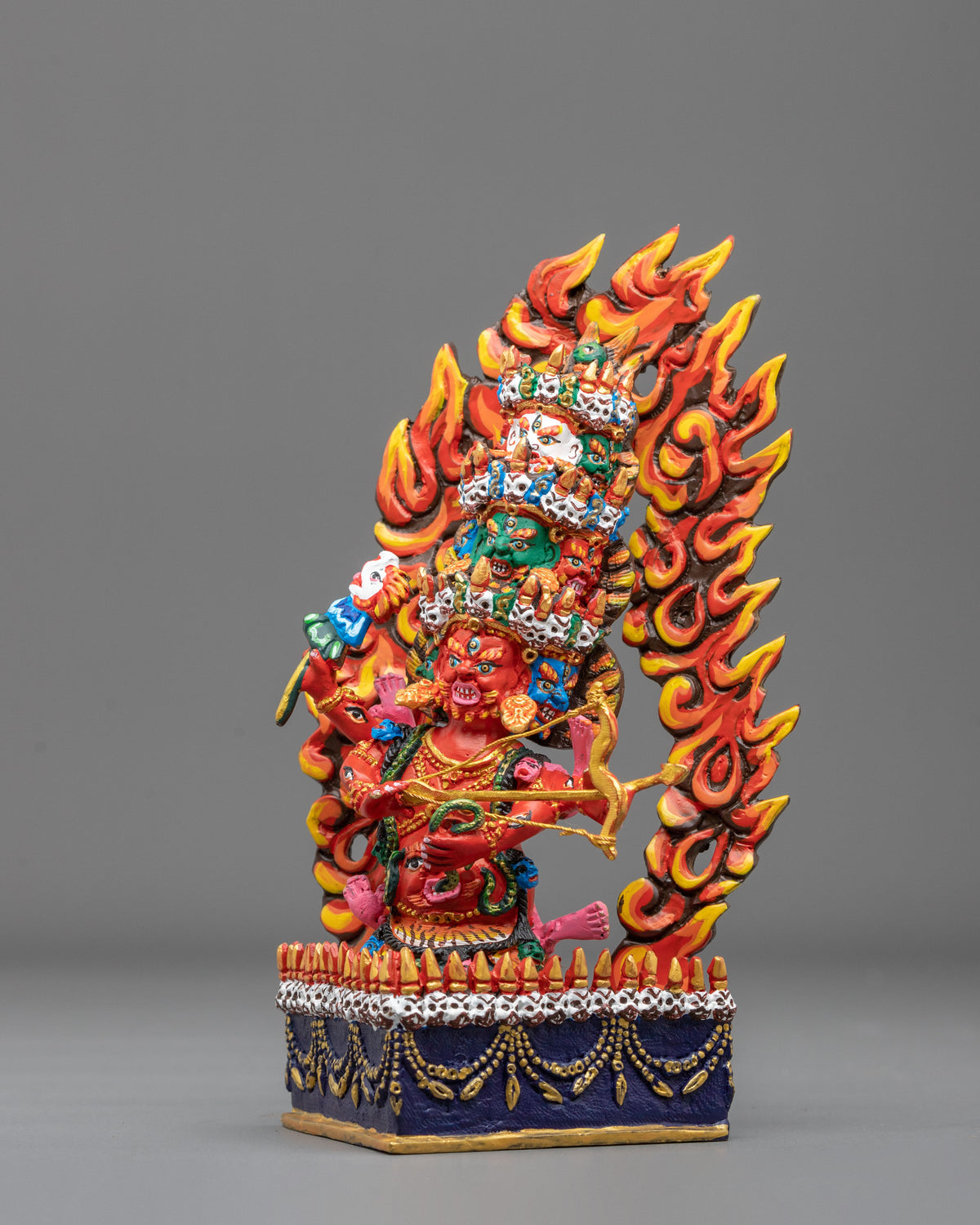 Three Nyingma Dharmapalas Statue Collection | Altar Decoration