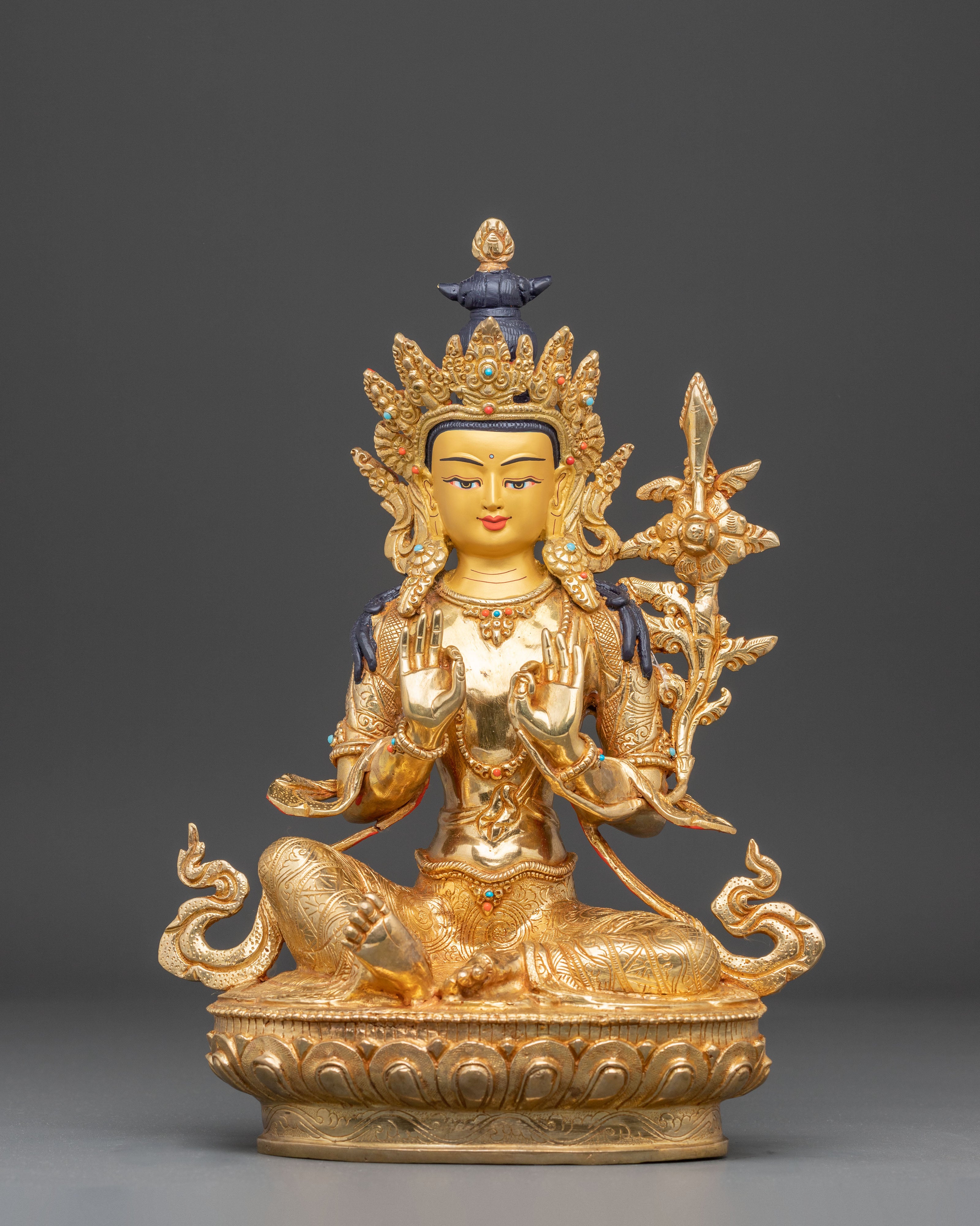 Handmade Akashgarbha Buddha Statue