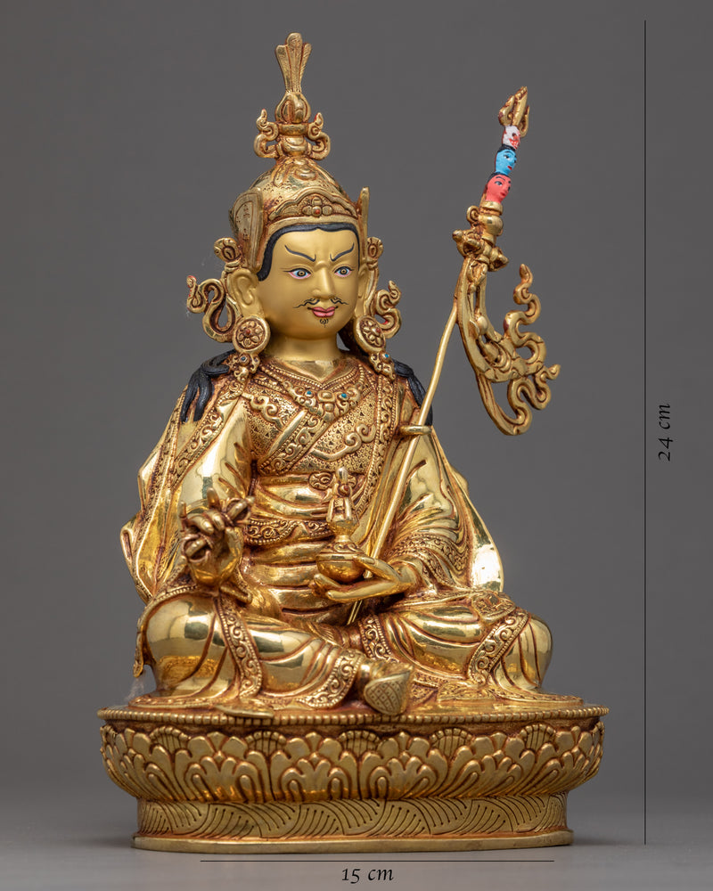 Padmasambhava Guru Statue | Finely Hand Carved Sculpture