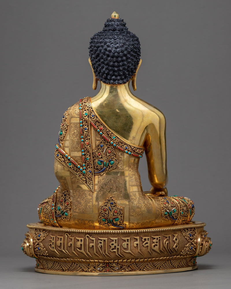 Buddha Shakyamuni Tibetan Art | Traditionally Hand Crafted Statue