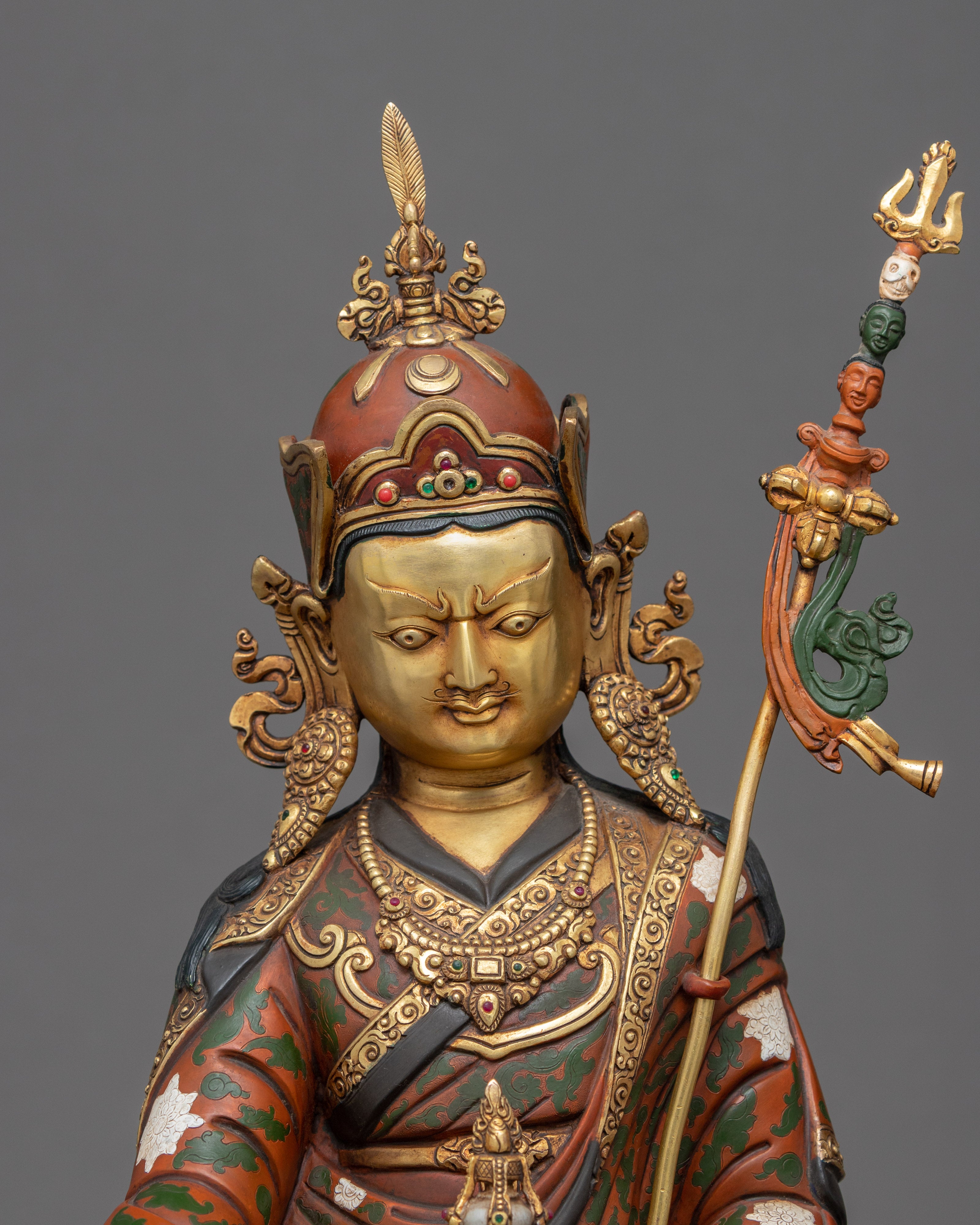 Padmasambhava Statue | Handmade Tibetan Statue