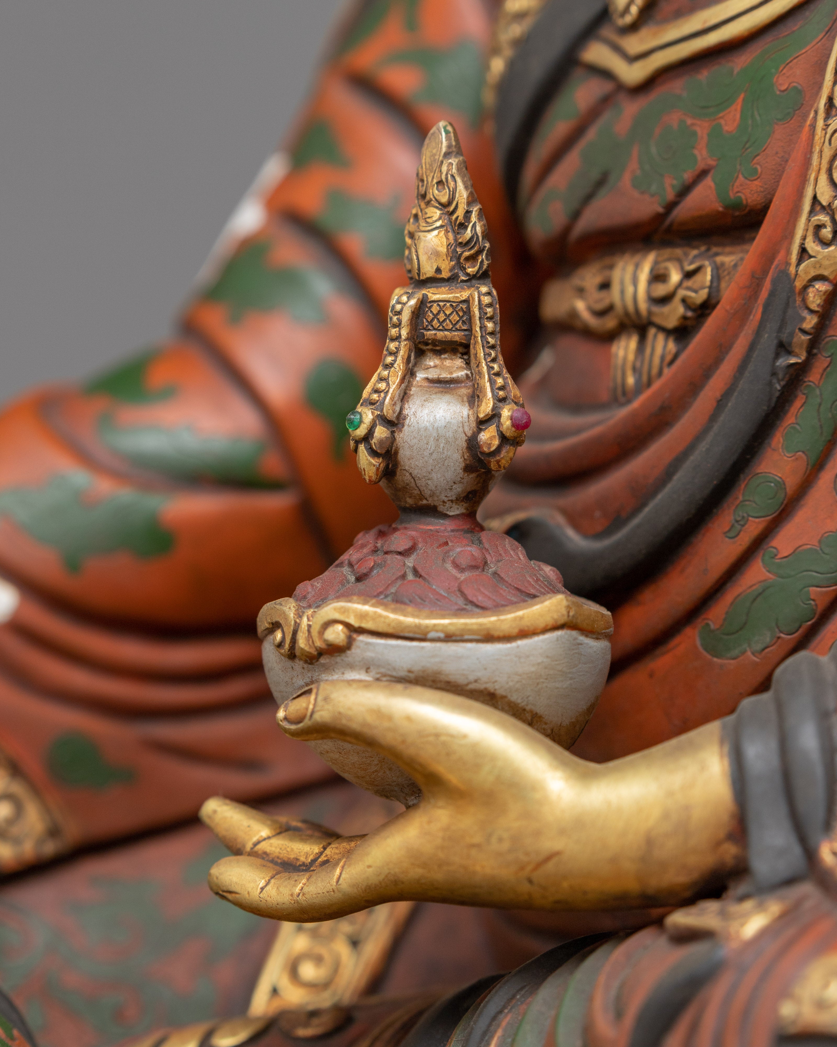 Padmasambhava Statue | Handmade Tibetan Statue