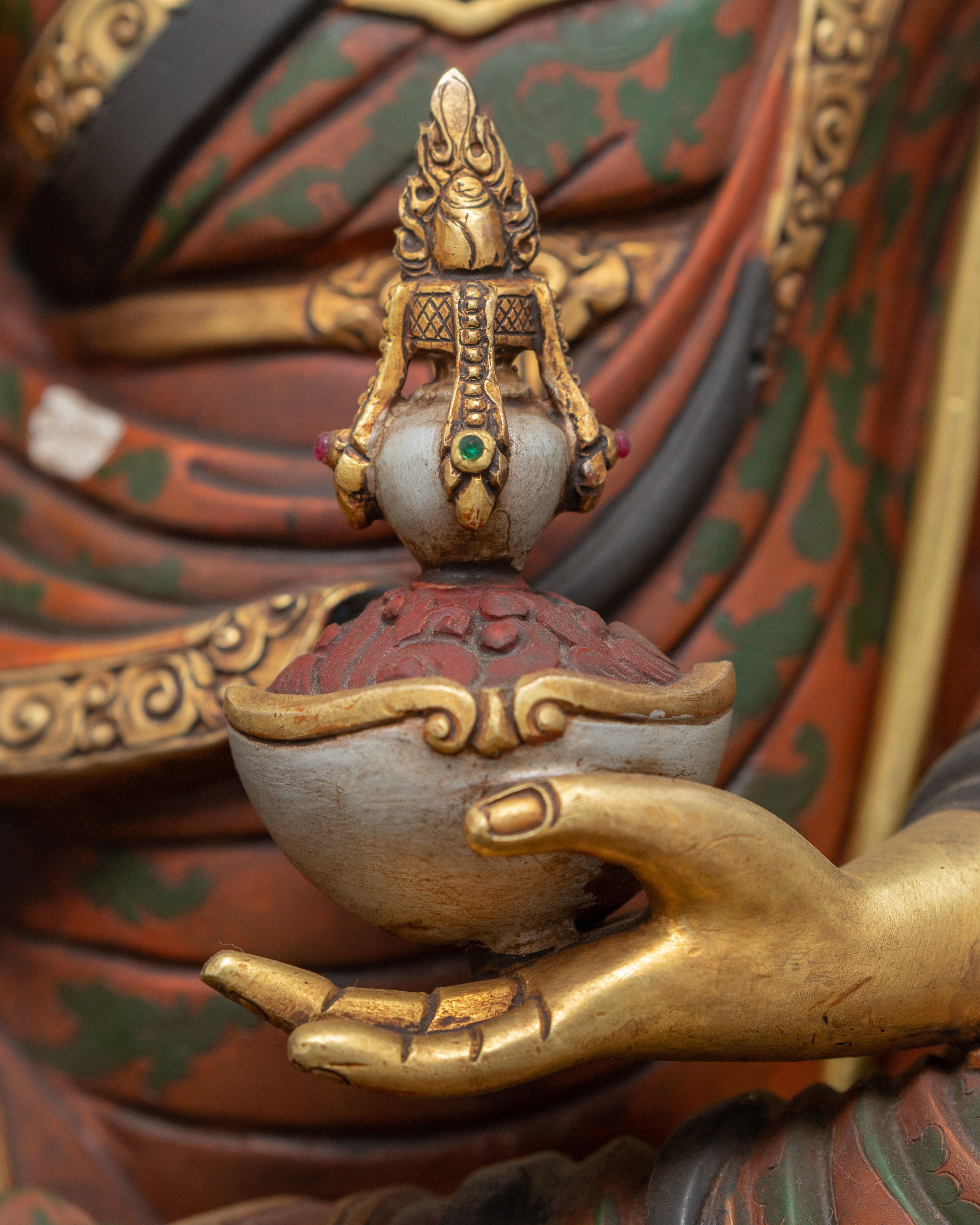 Padmasambhava Statue | Handmade Tibetan Statue