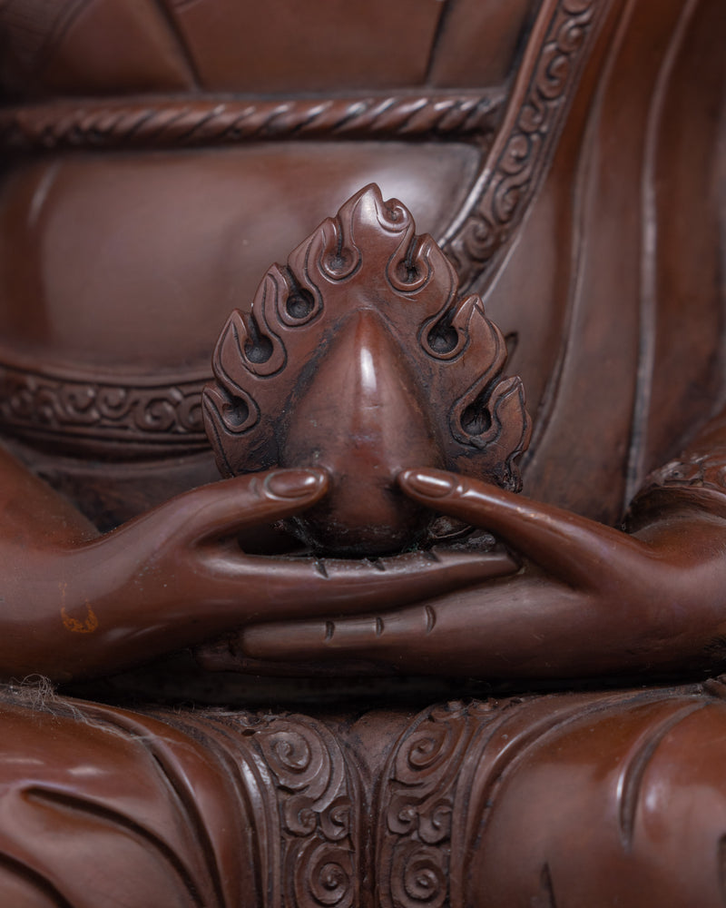 Buddhist Master Sculpture | Traditionally Hand Carved Buddhist Statue