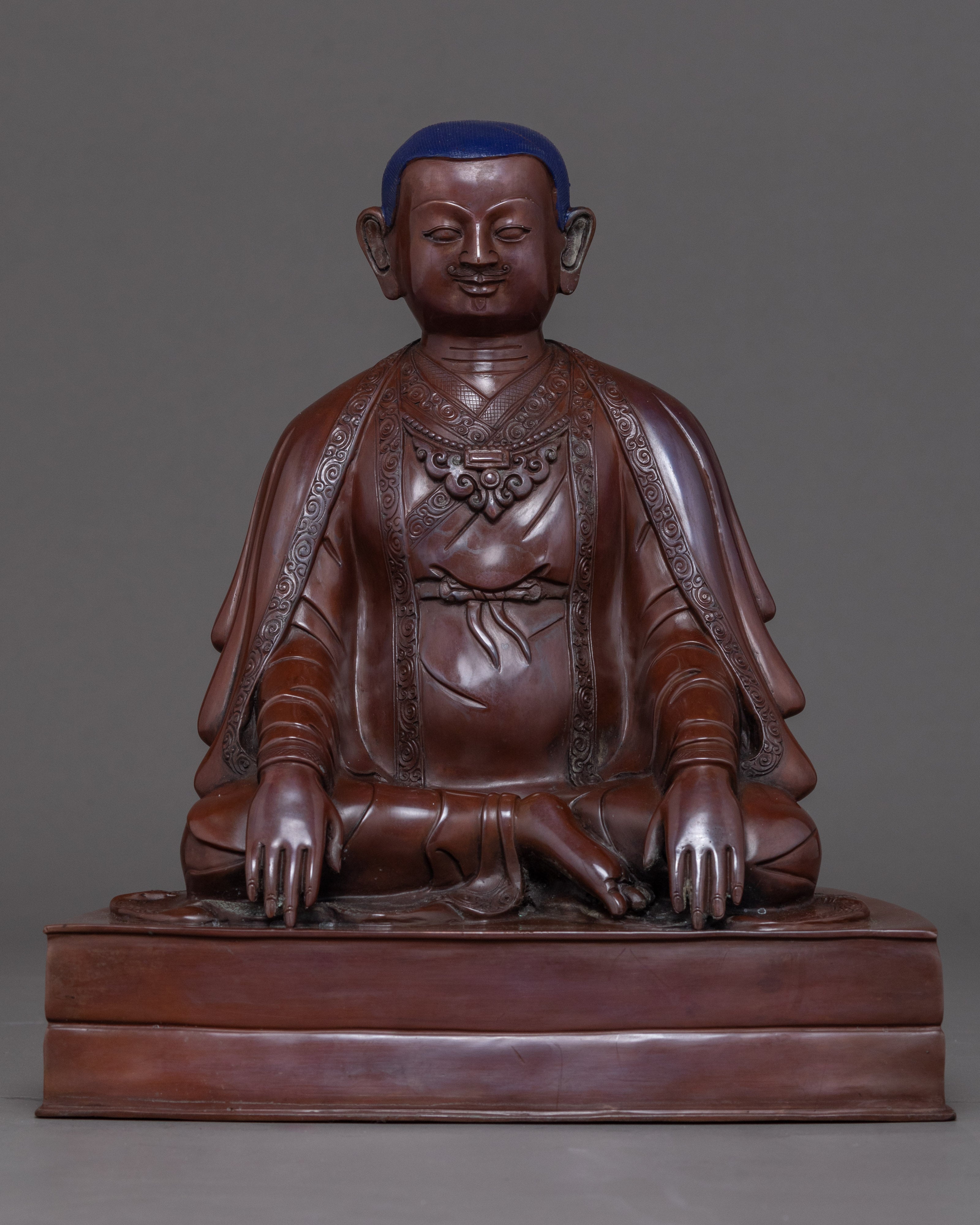 Buddhist Master Sculpture | Traditionally Hand Carved Buddhist Statue