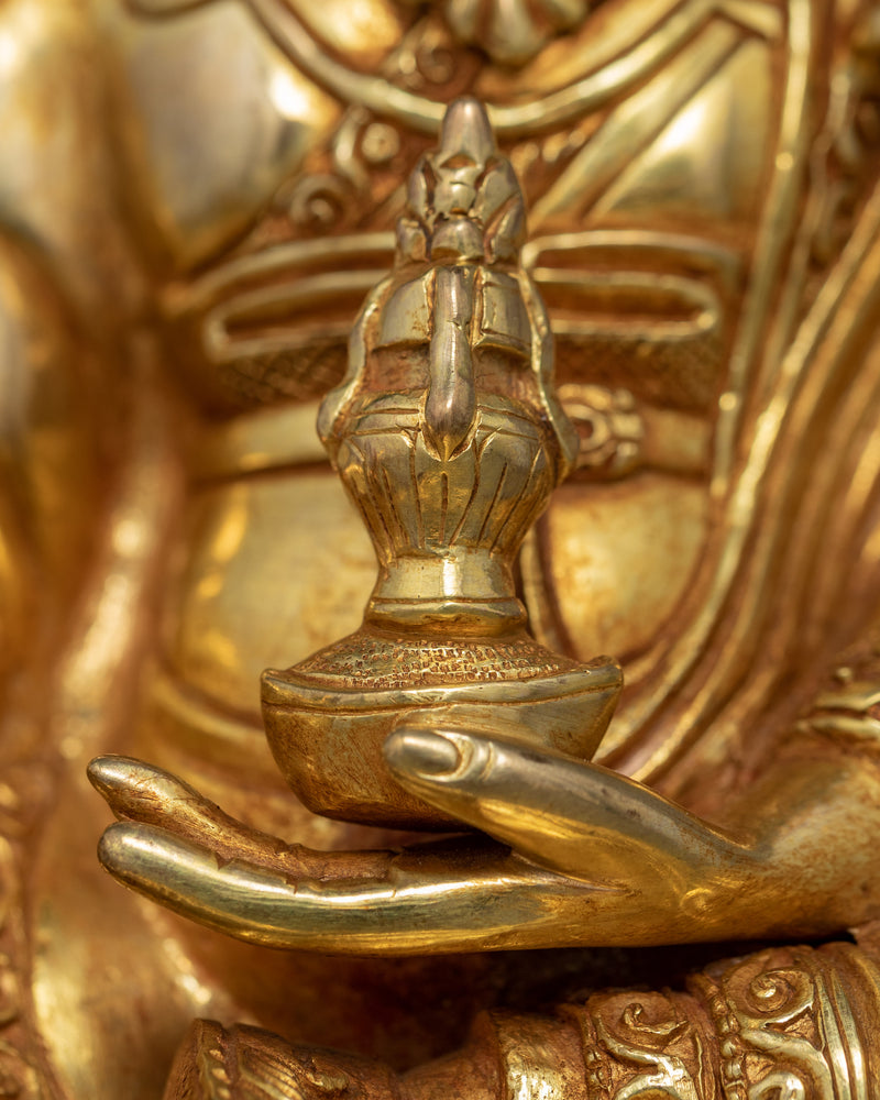 Small Guru Rinpoche Sculpture | Traditional Buddhist Art